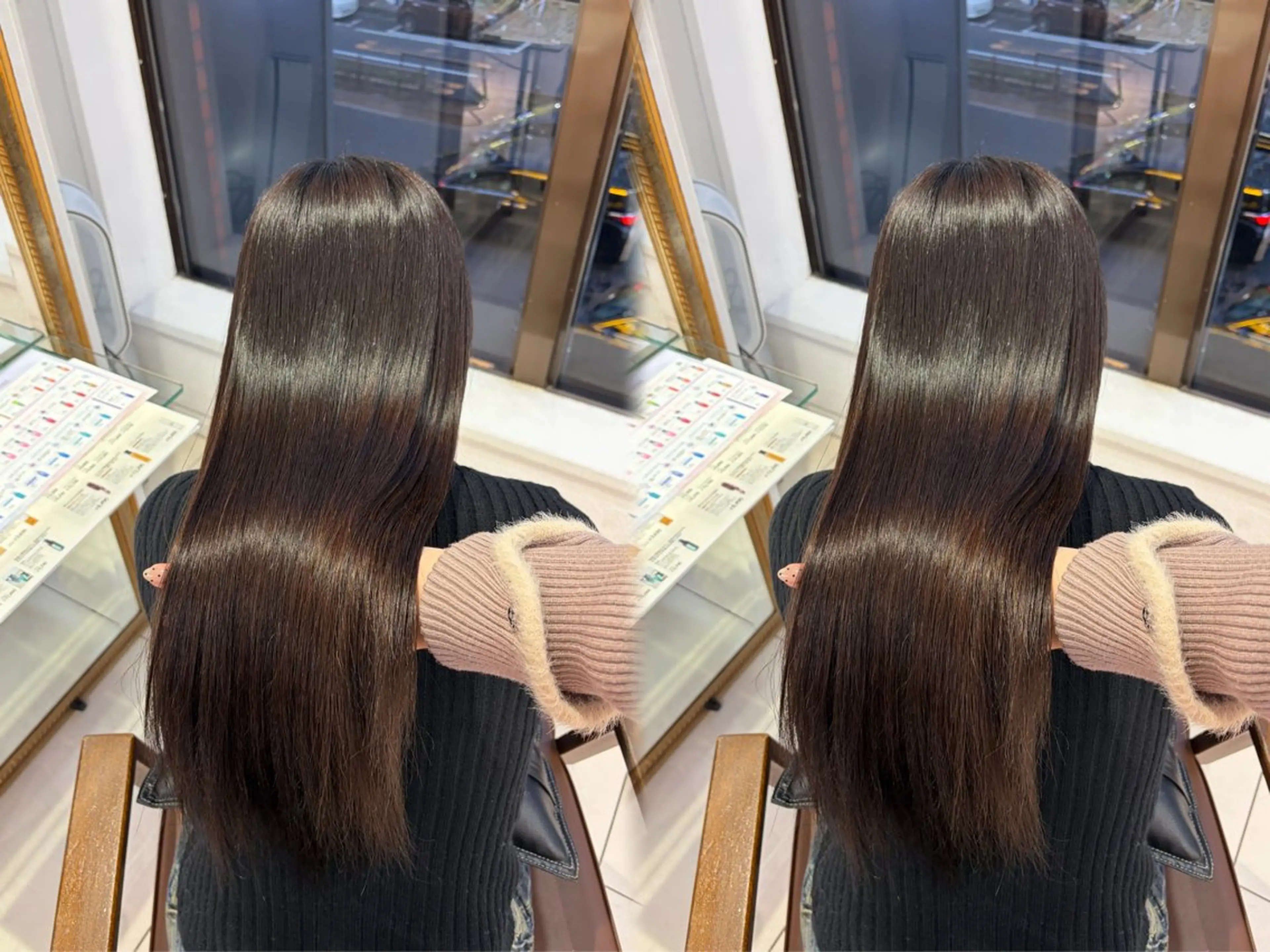 ロング 縮毛矯正 巻ける🫧縮毛矯正 💞はな🎀のヘアスタイル