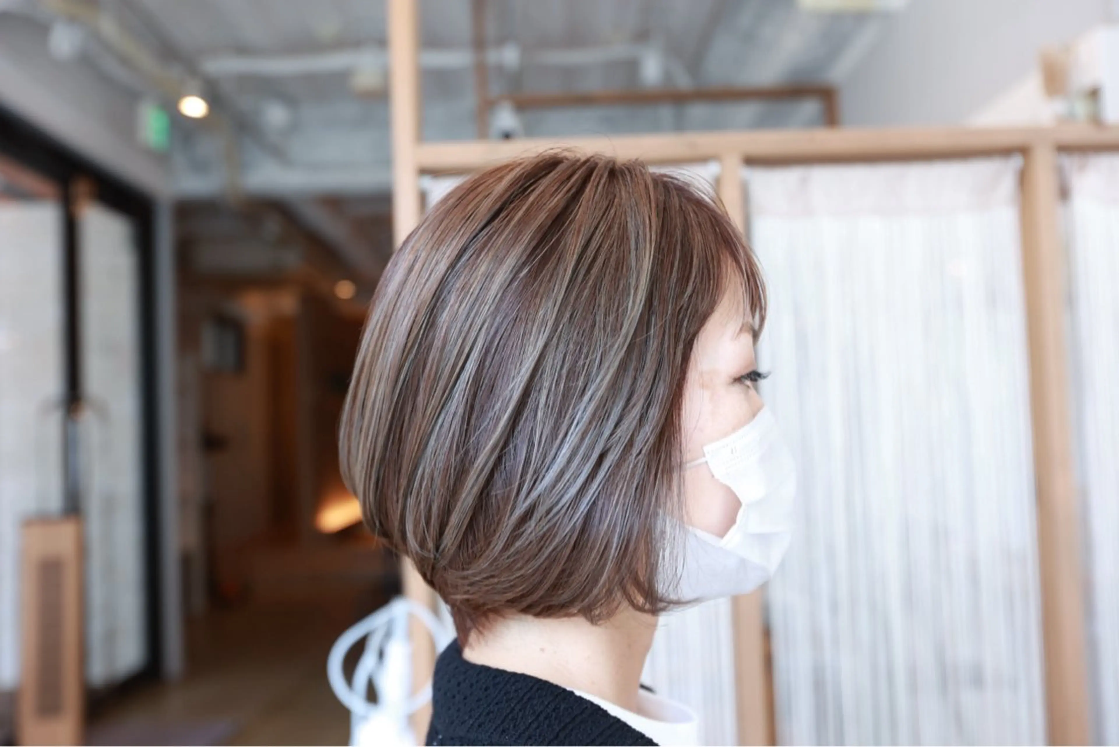 ミディアム ライツ オオサカのヘアスタイル