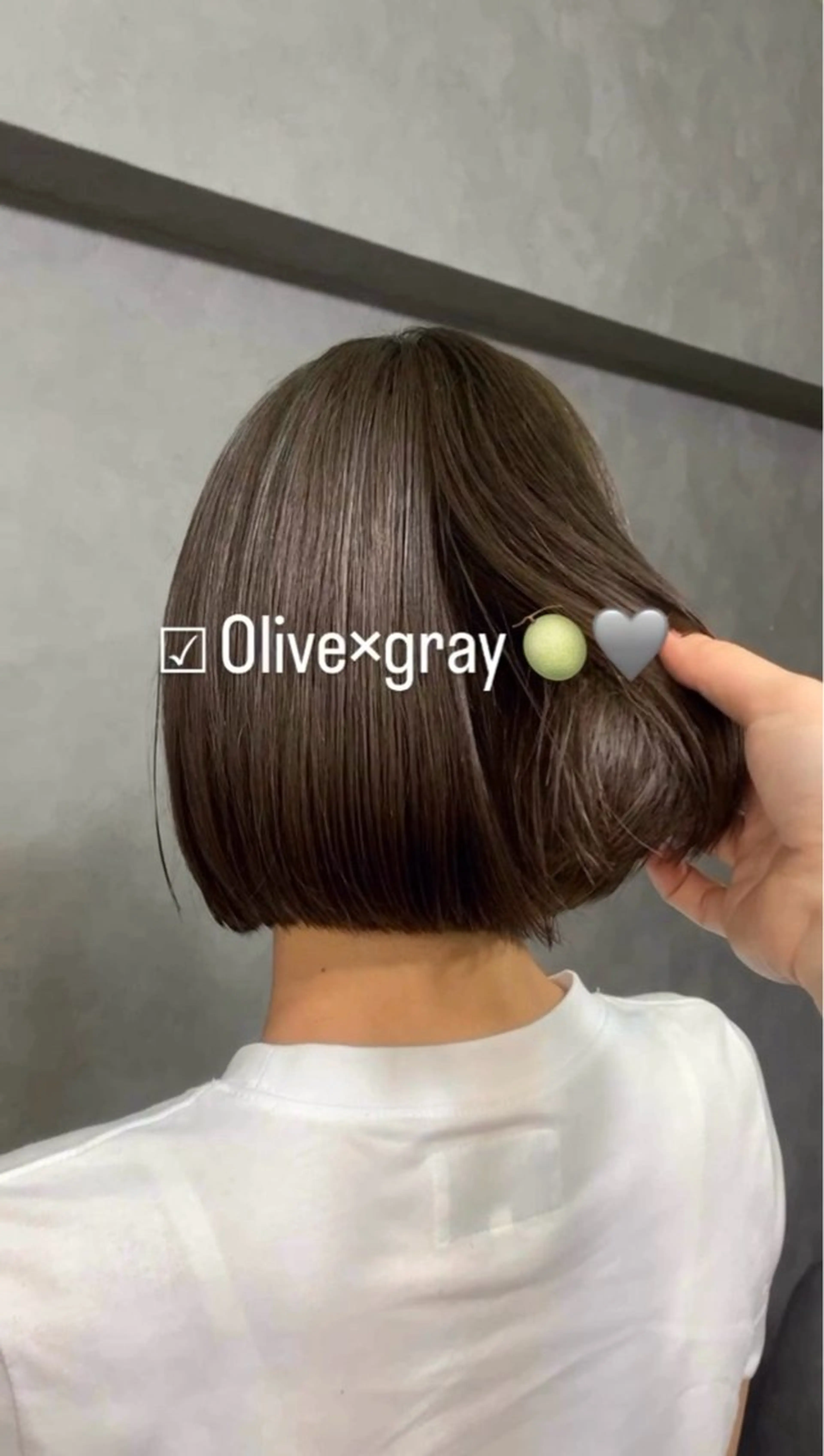 カラー ボブ chouette/ 根本優希のヘアスタイル