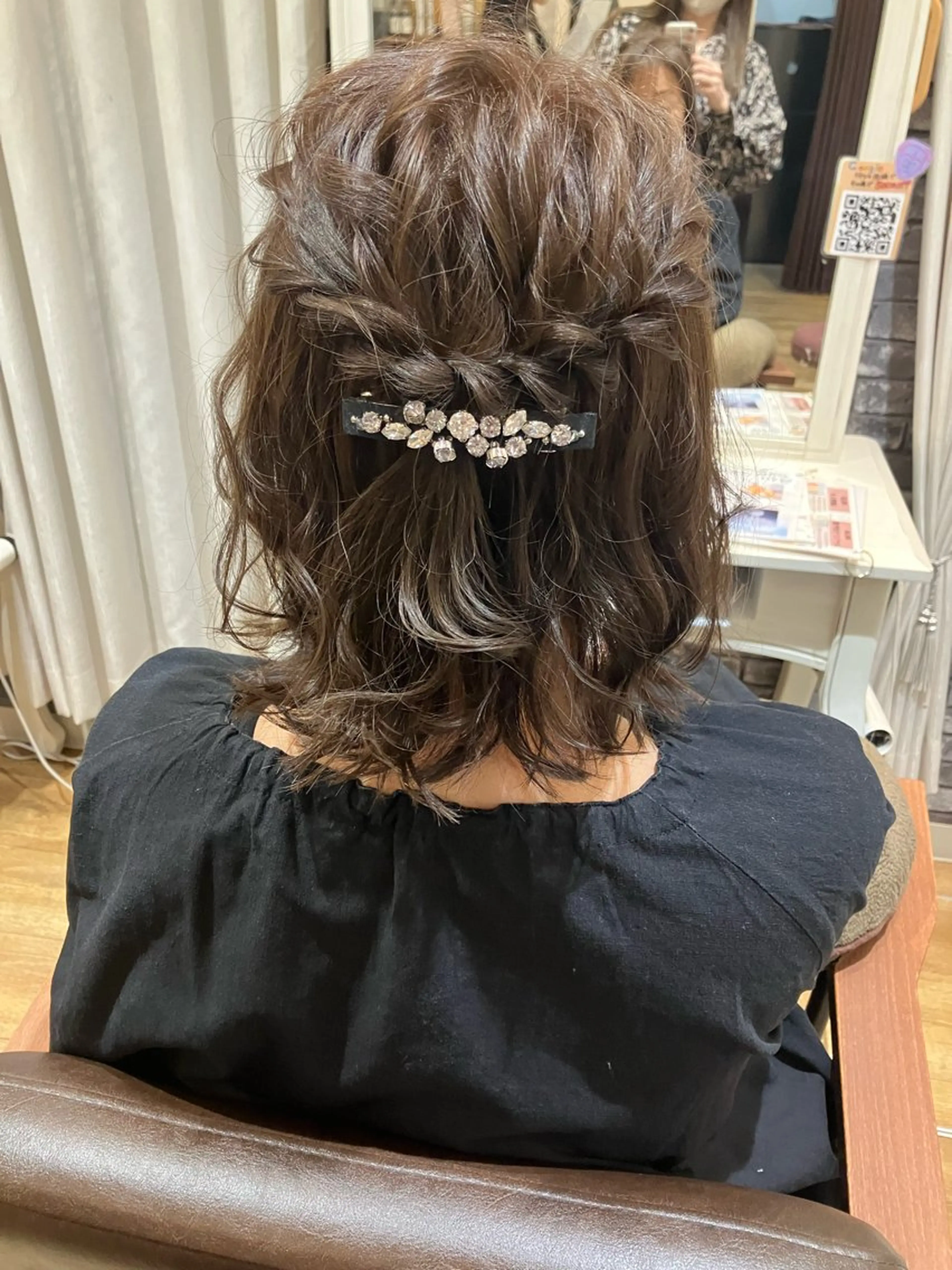 ヘアアレンジ ハーフアップ ヘアセット mai /attraのヘアスタイル