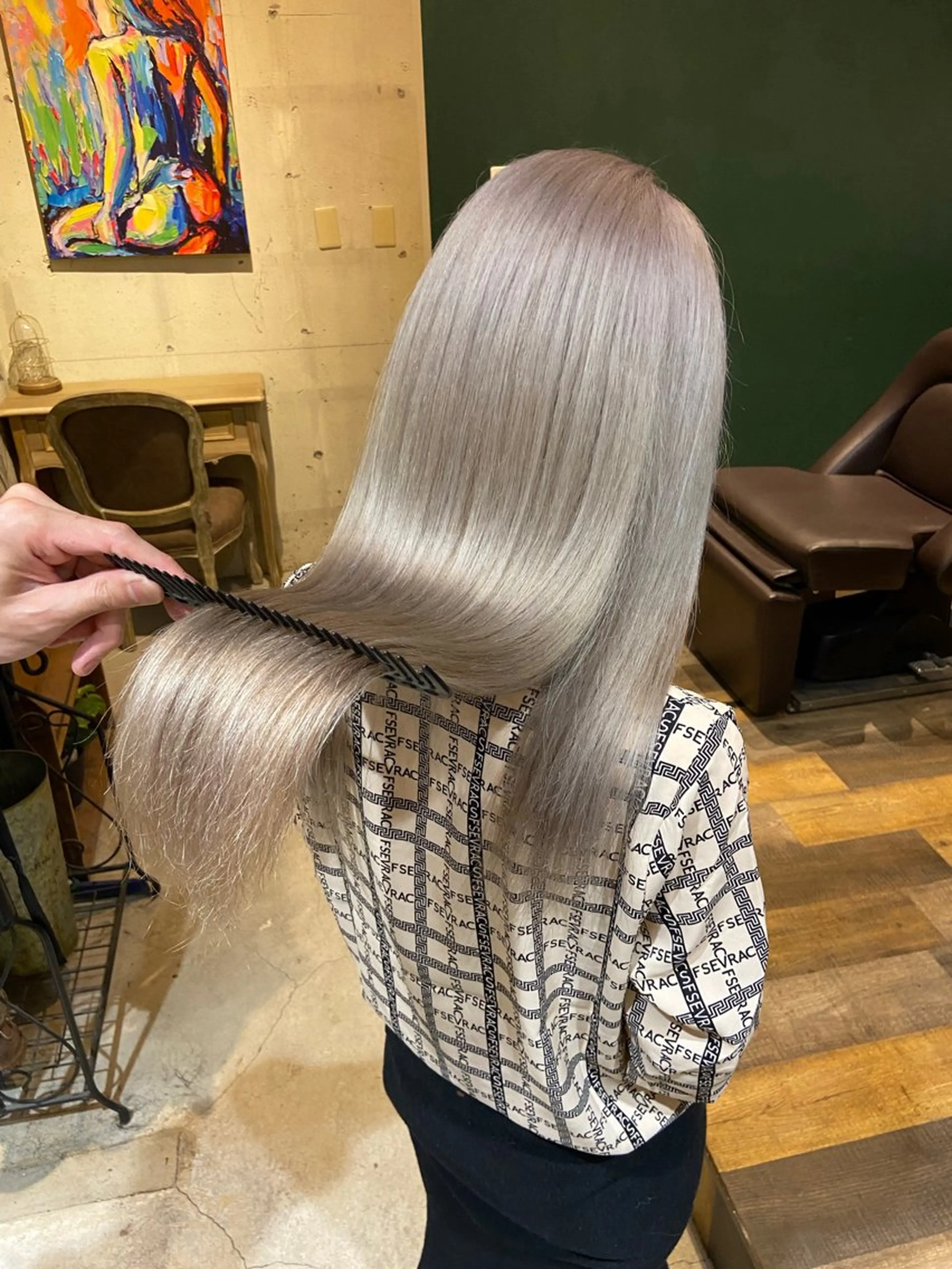 ロング 髪質改善 amie   水戸所属・レイヤー💧艶髪 💧Syotaのヘアスタイル