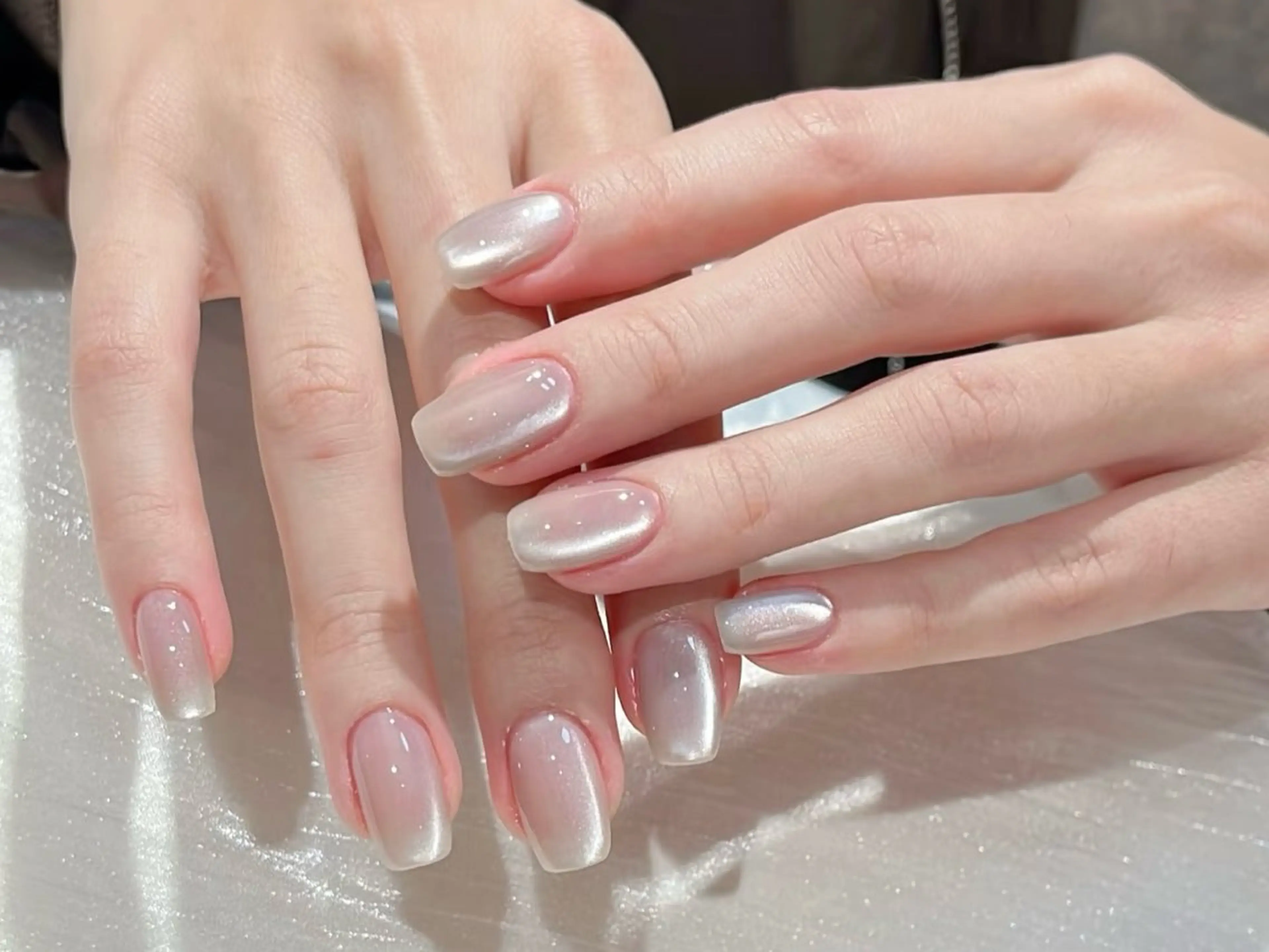 ネイル チークネイル 韓国ネイル ワンホンネイル ハンドネイル ハンドケア Speraネイル 大宮店🎀のネイルデザイン