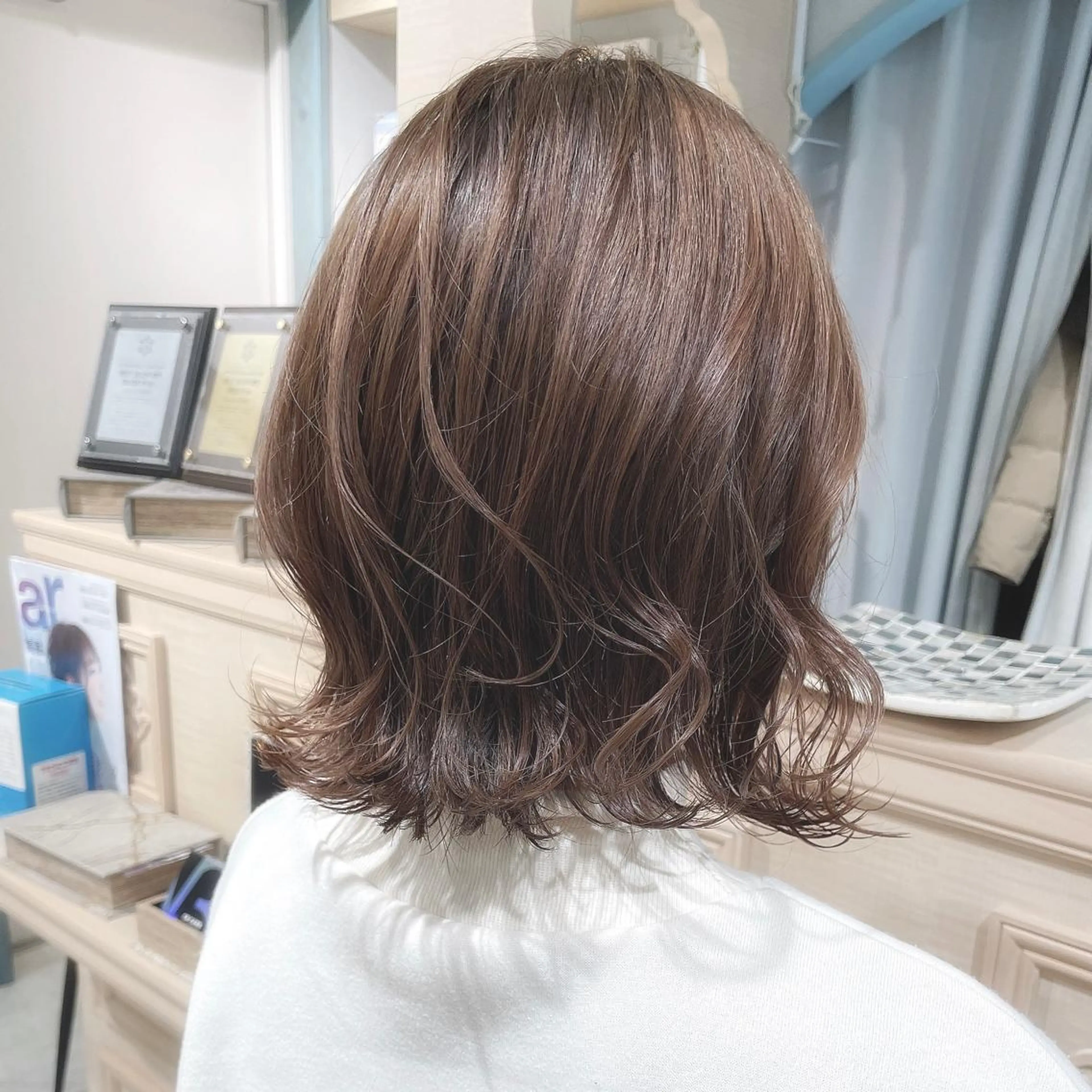 ミディアム 髪質改善 の達人/杉原碧仁のヘアスタイル