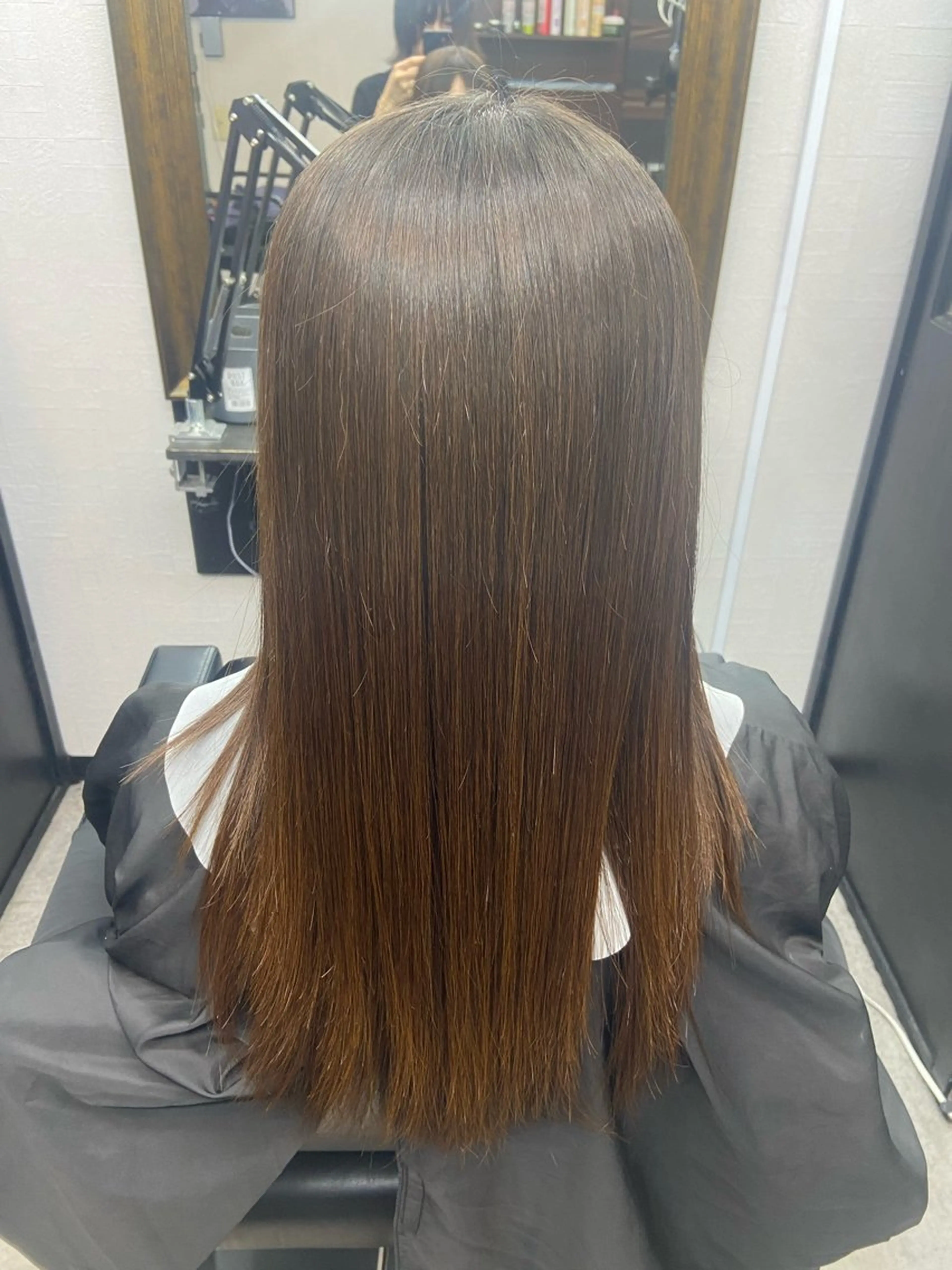 縮毛矯正+カラー＋カットのメニューです✨️5stepトリートメントお付けしてますの写真