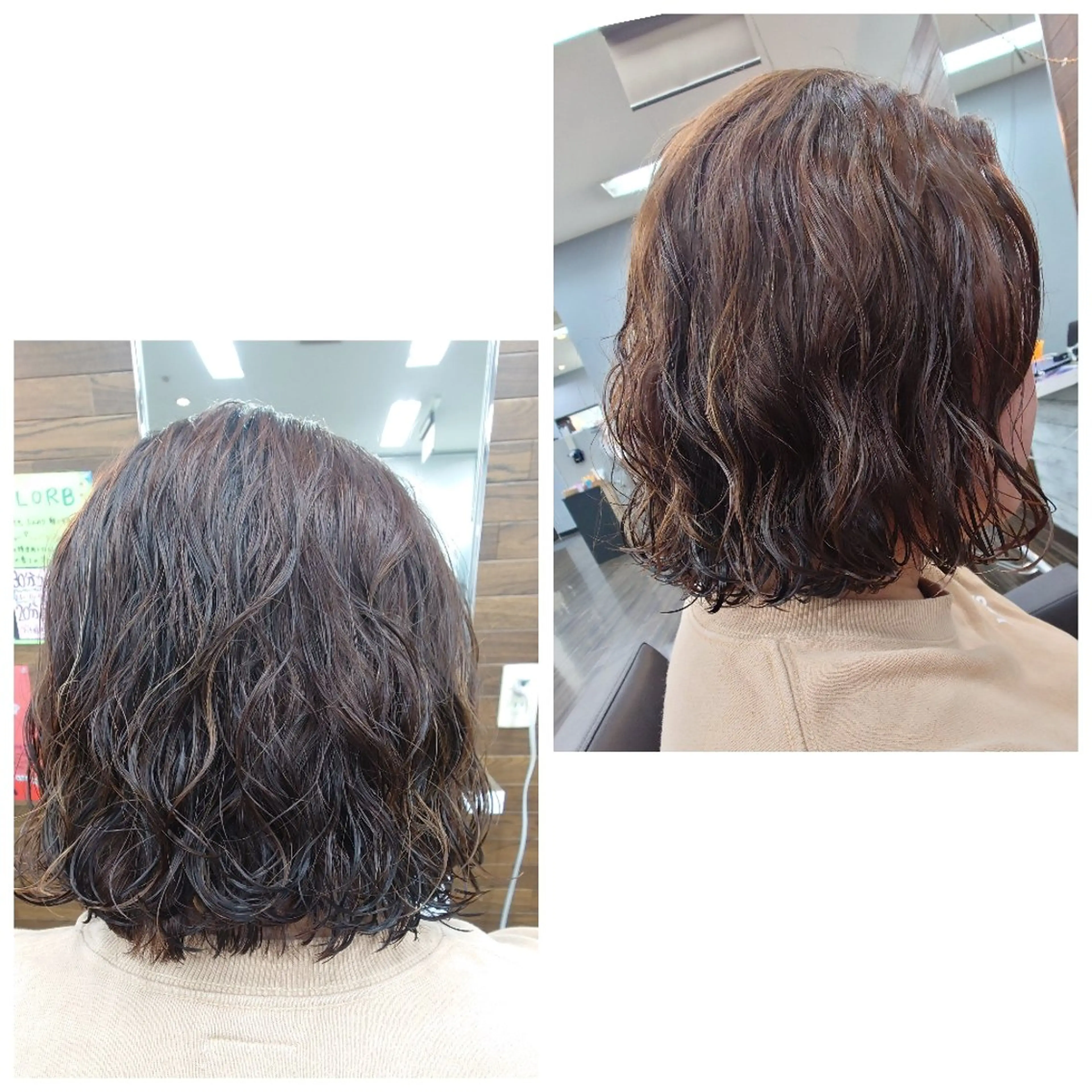 パーマ ミディアム mits 牧港店 比嘉千夏のヘアスタイル