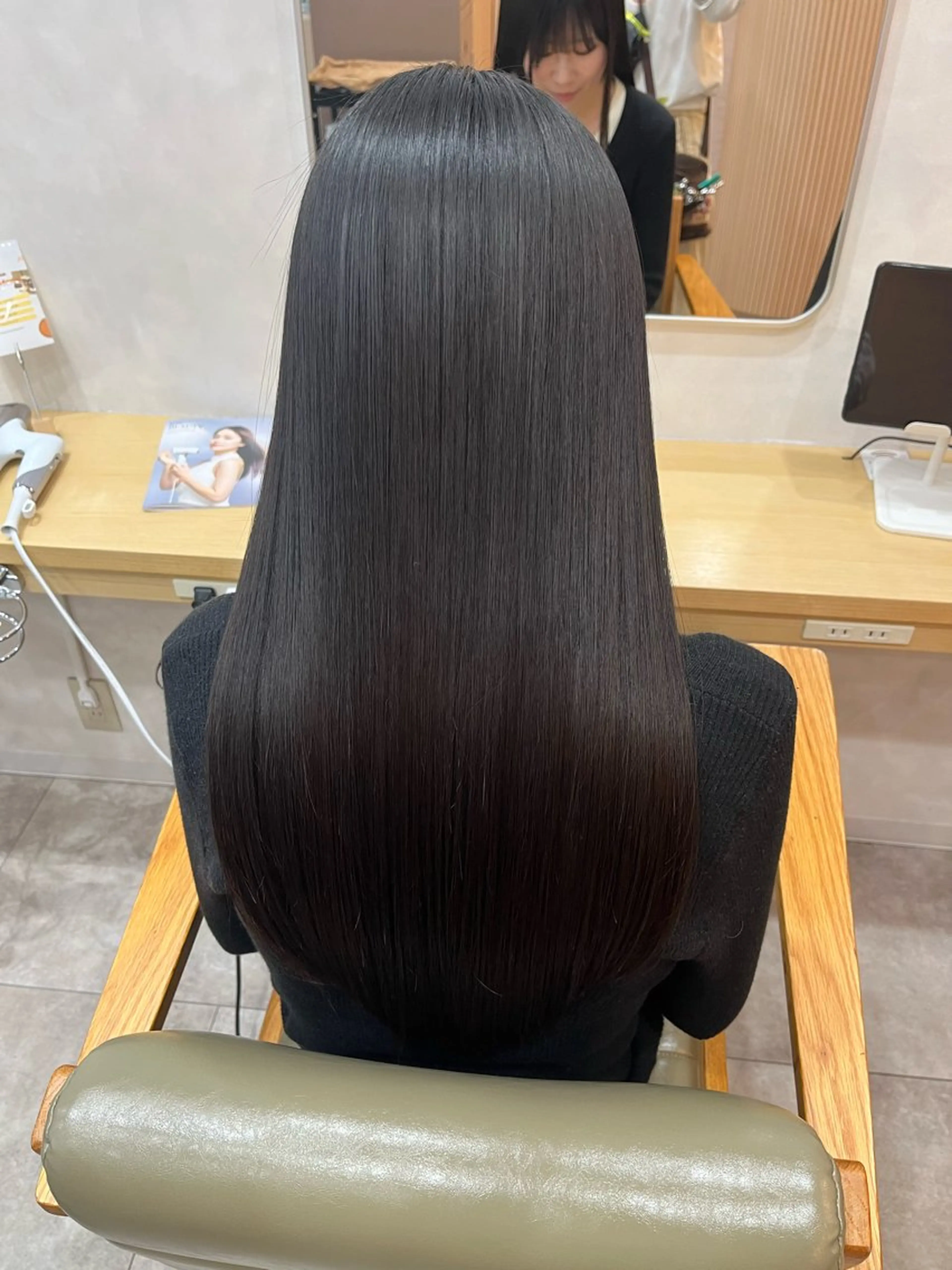 ロング カット 縮毛矯正 トリートメント 髪質改善/レイヤー/ ボブ/磯野史歩のヘアスタイル