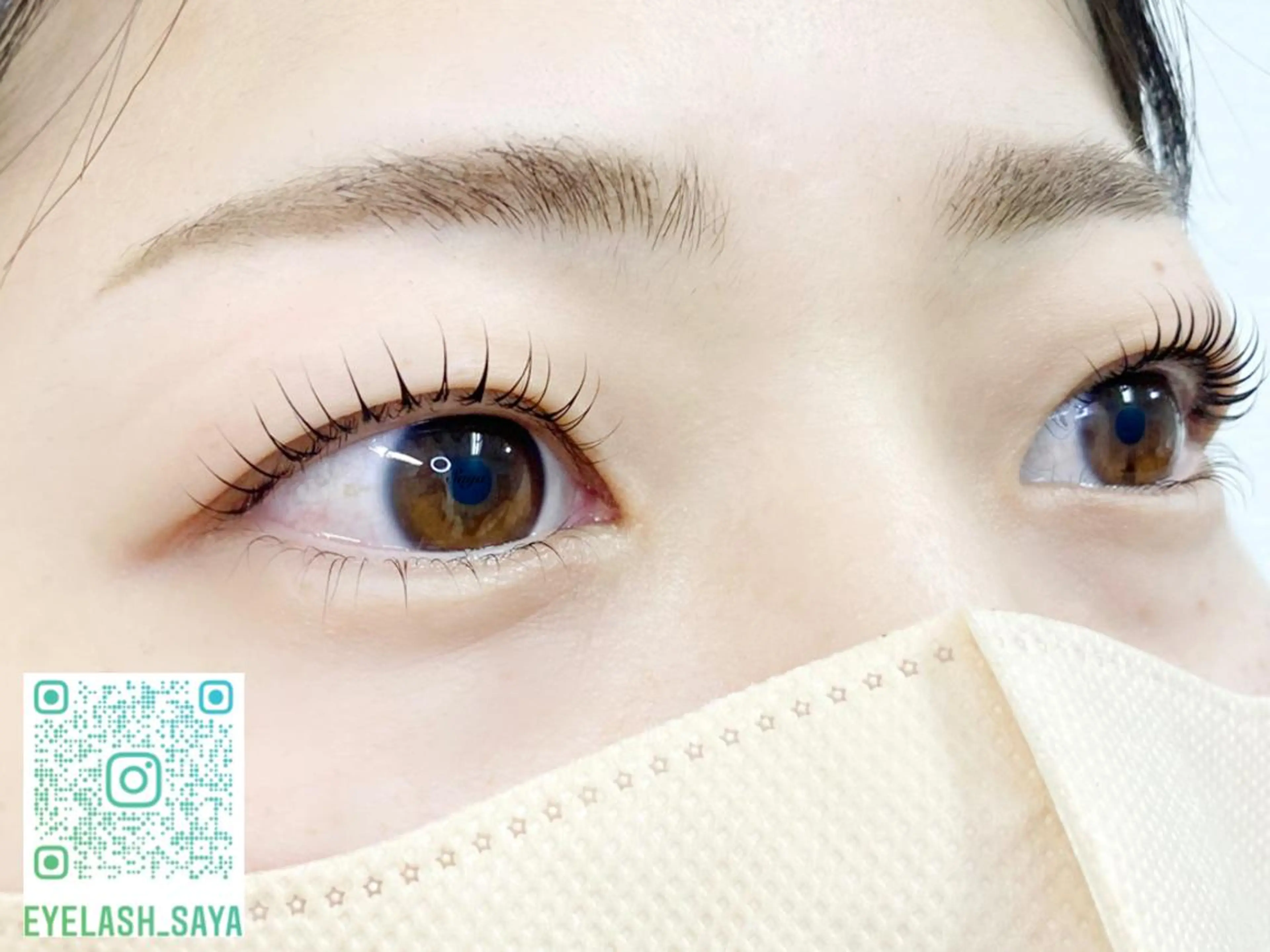 メンズ マツエク・マツパ アイブロウ マツパ Attrait Eye☻*Sayaのマツエク・マツパデザイン