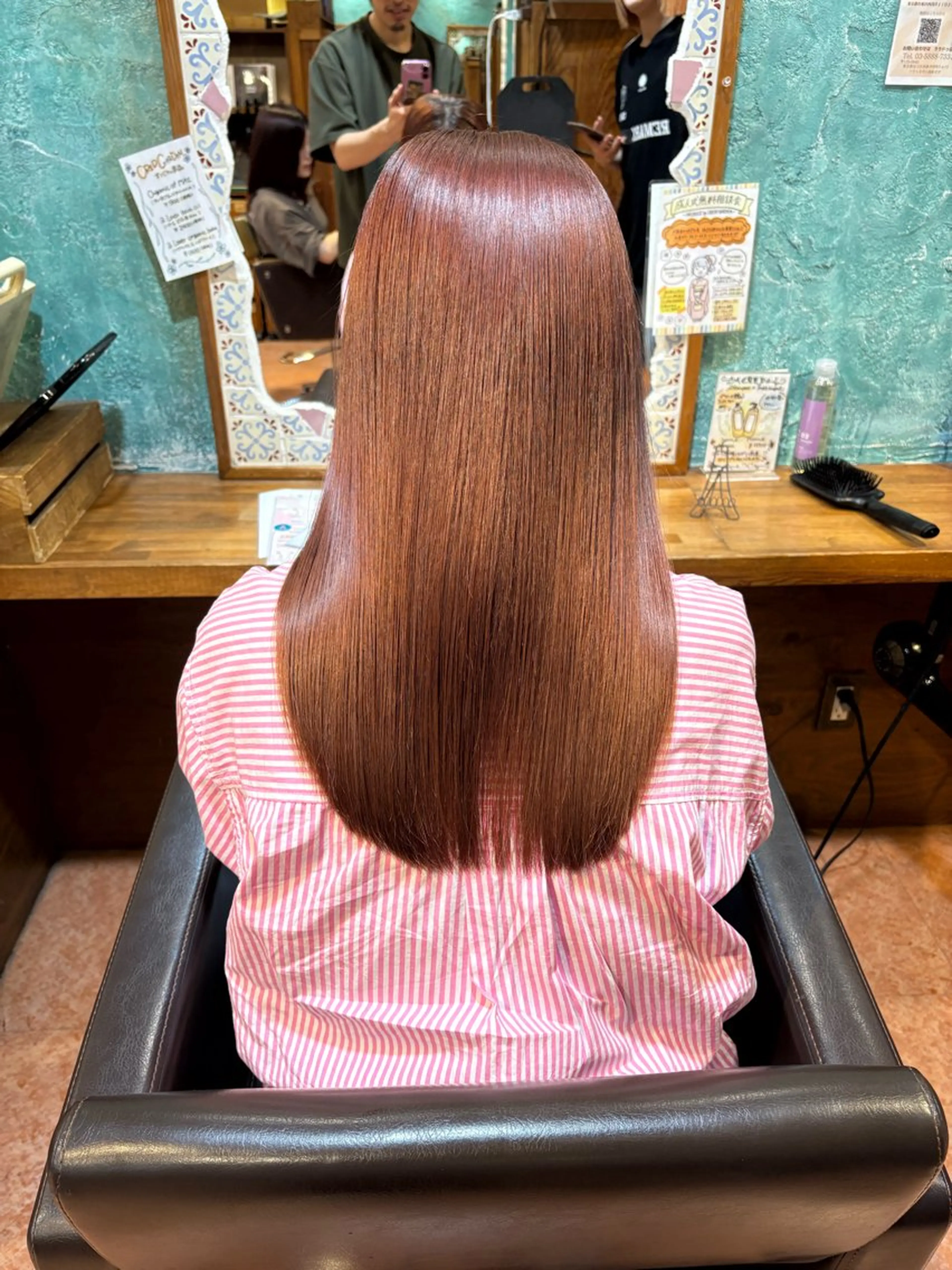 ロング カラー 髪質改善 トリートメント ar北千住 あやみのヘアスタイル