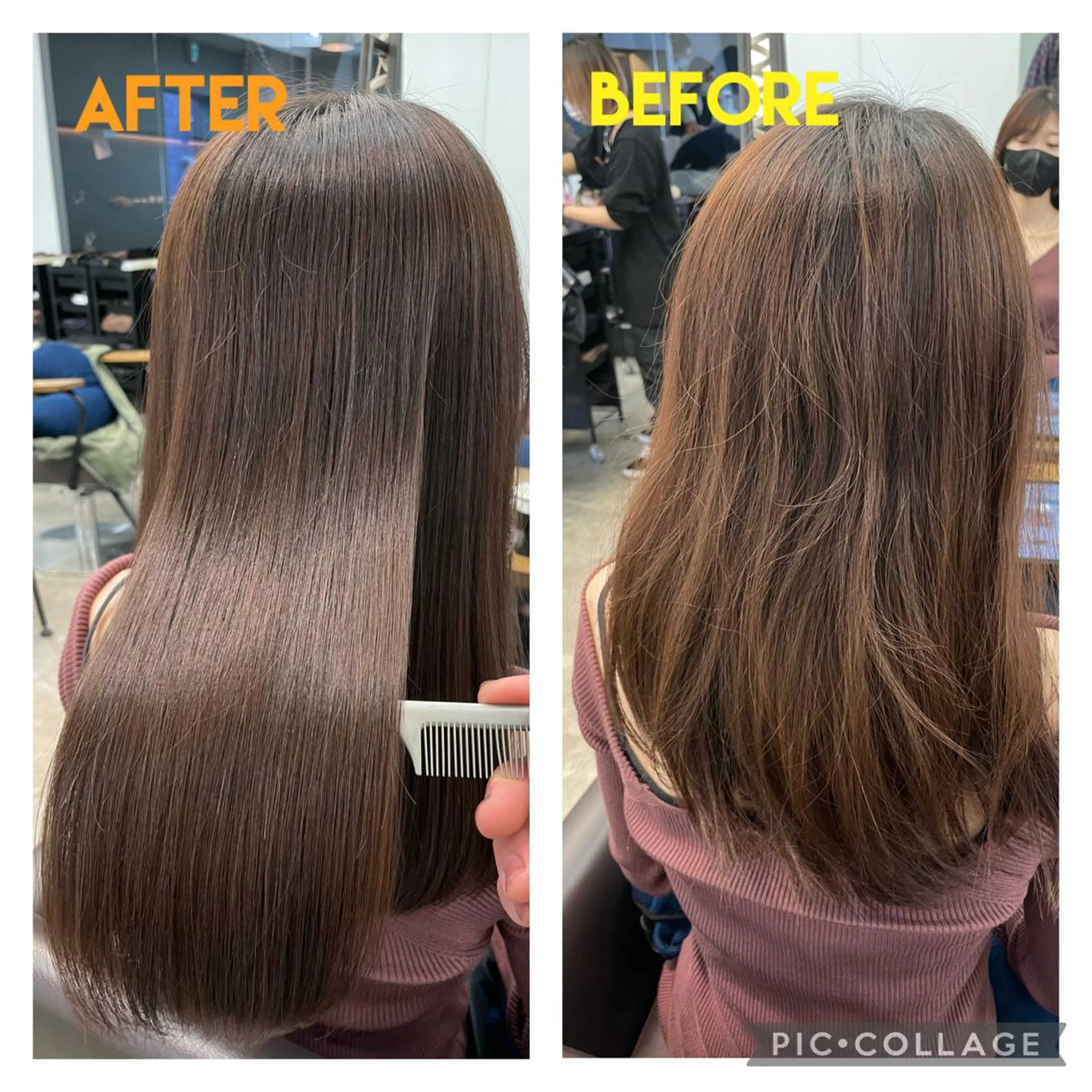 ミディアム カラー ブリーチ 髪質改善 縮毛矯正 トリートメント 酸熱トリートメント カット ヘアカラー トリートメント スズキジュンペイ 銀座/髪質改善のヘアスタイル