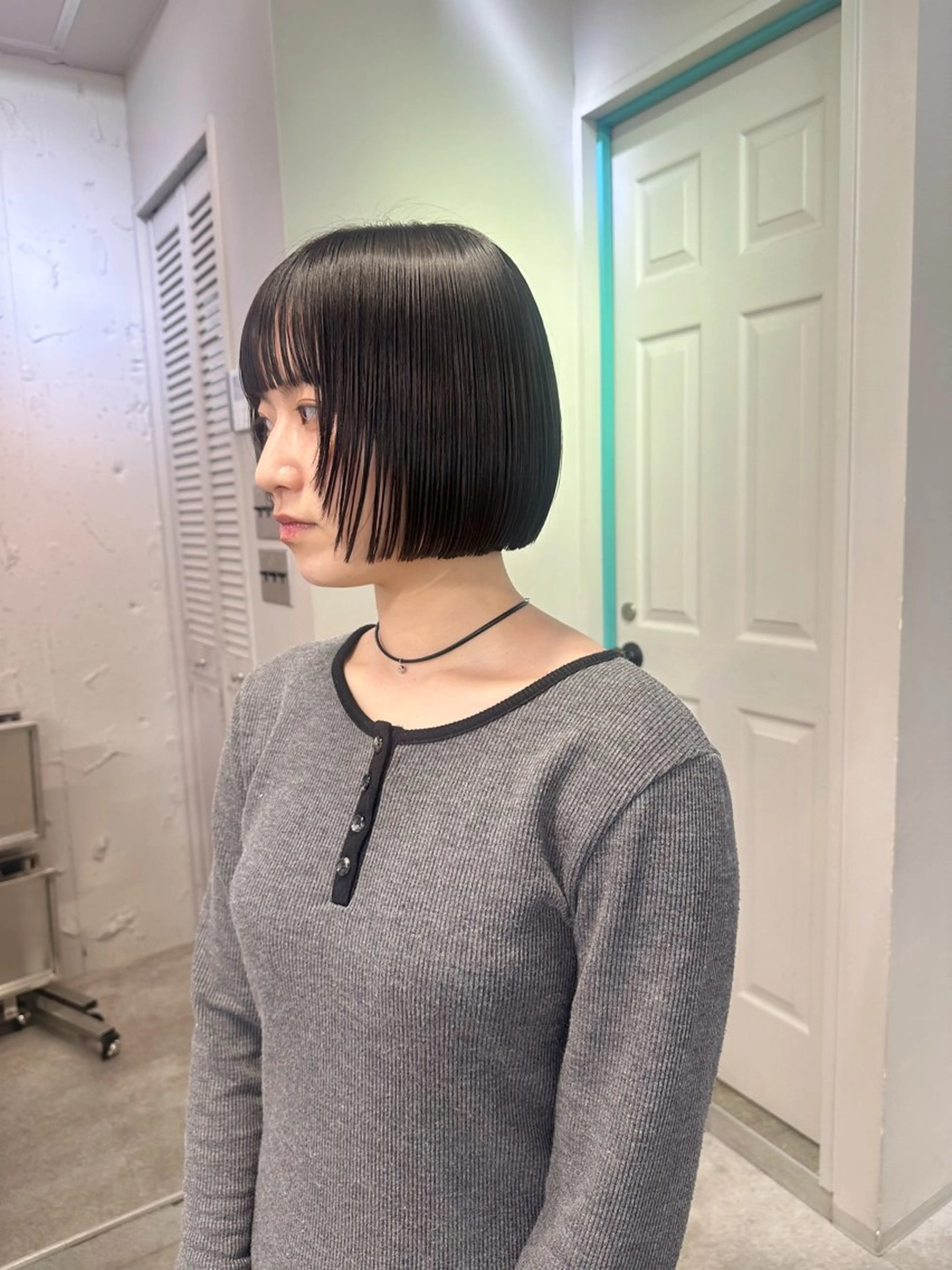 ショート ハッシュカット🎀 レイヤーカットのヘアスタイル