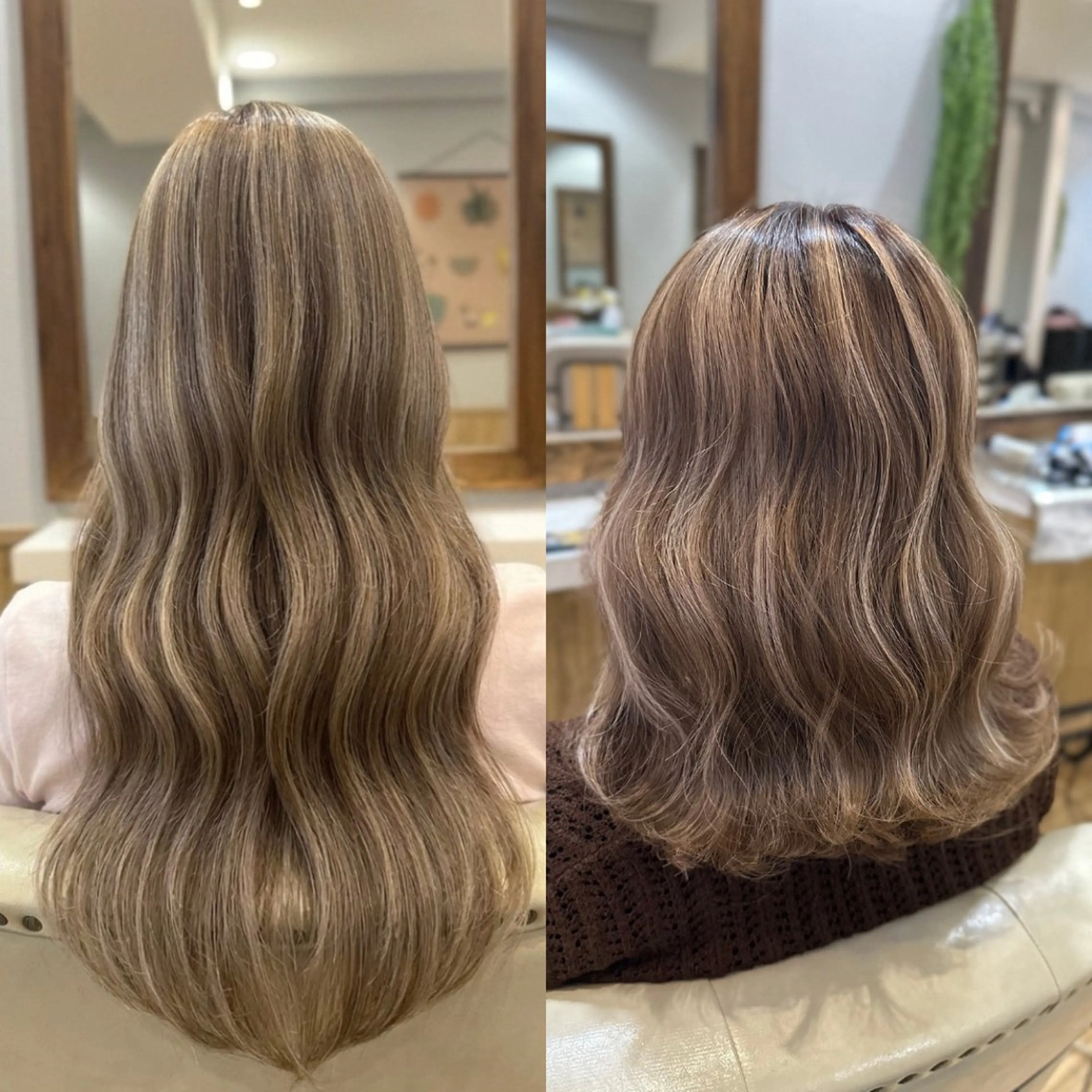 セミロング ハイライト レイヤーカット 村松圭介 立川駅徒歩3分のヘアスタイル