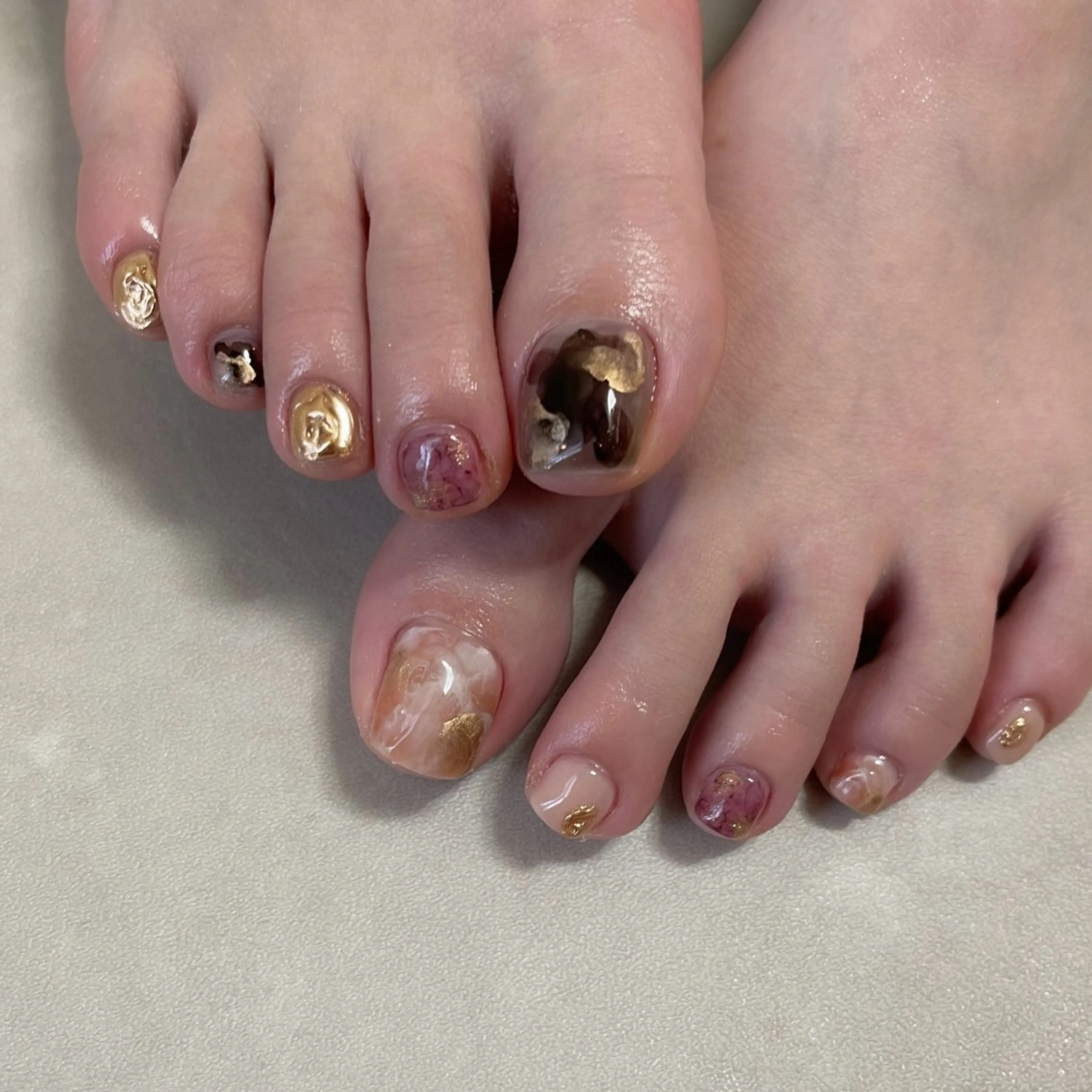 footnail🩰 10本 ﾌﾙｱｰﾄ ♡の写真