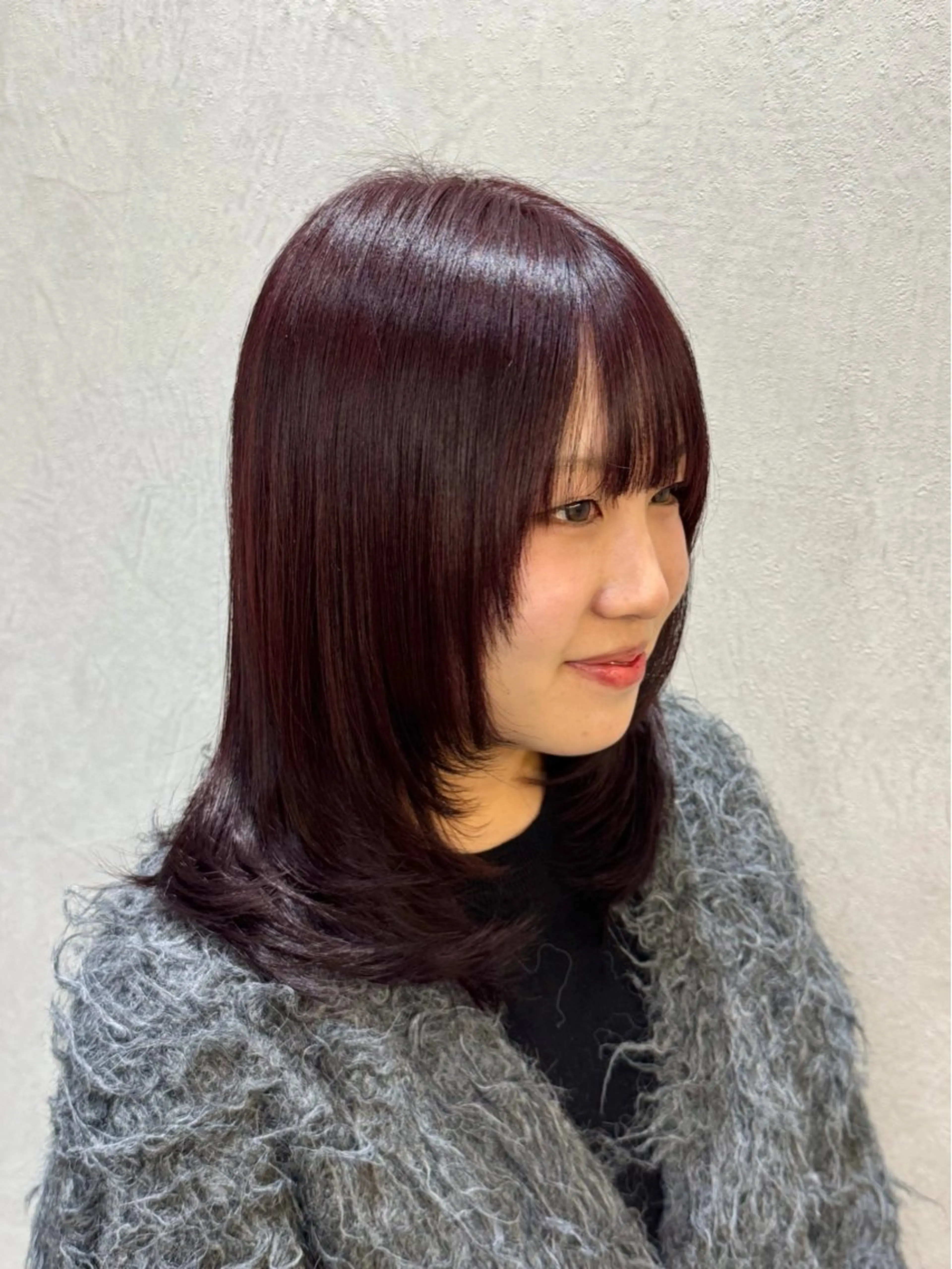 セミロング カラー カット ヘアカラー トリートメント ハイトーン/外国人風 カラー/メンズパーマのヘアスタイル