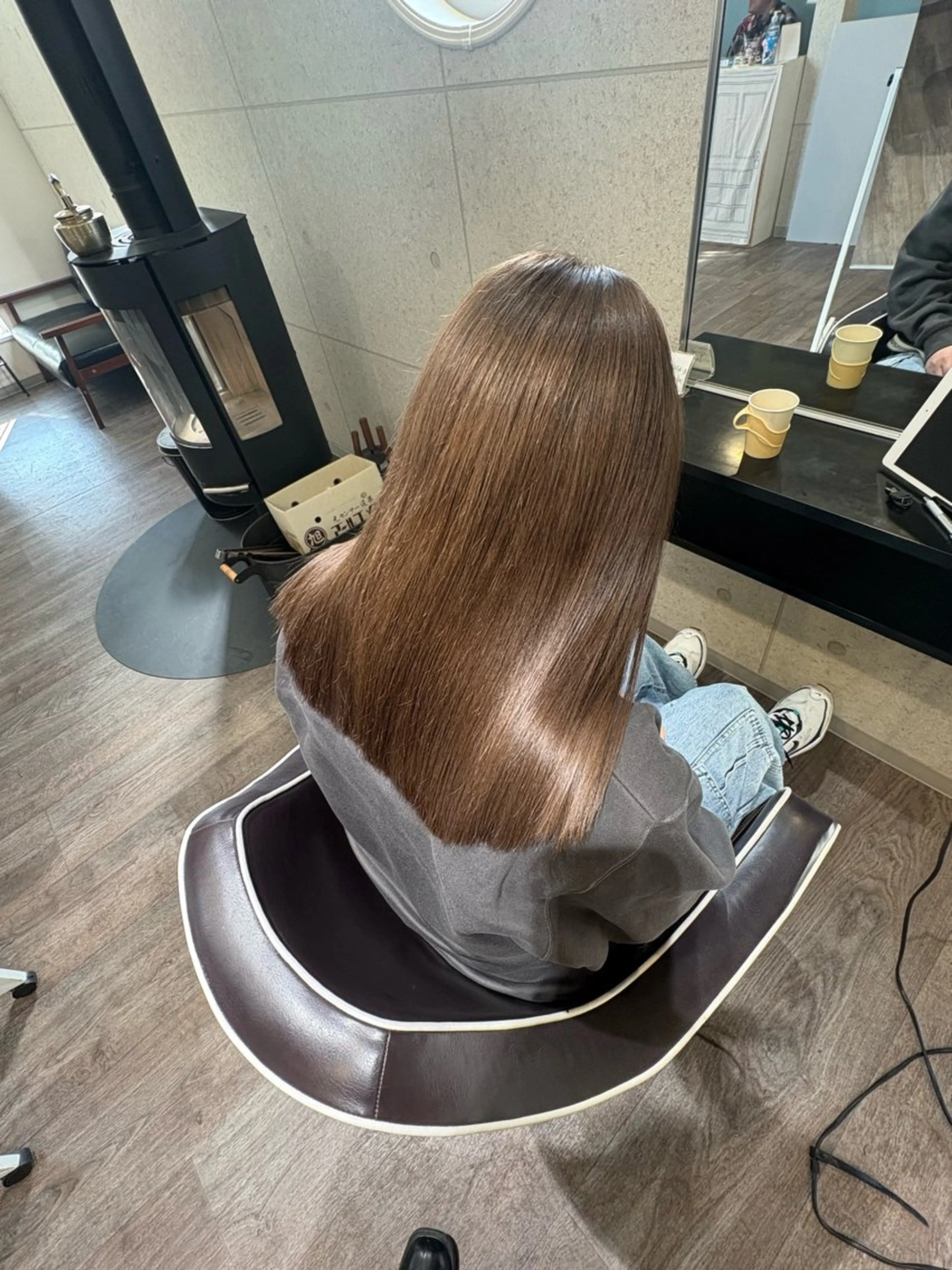 ロング カット ヘアカラー トリートメント …a所属・…a みおのヘアスタイル