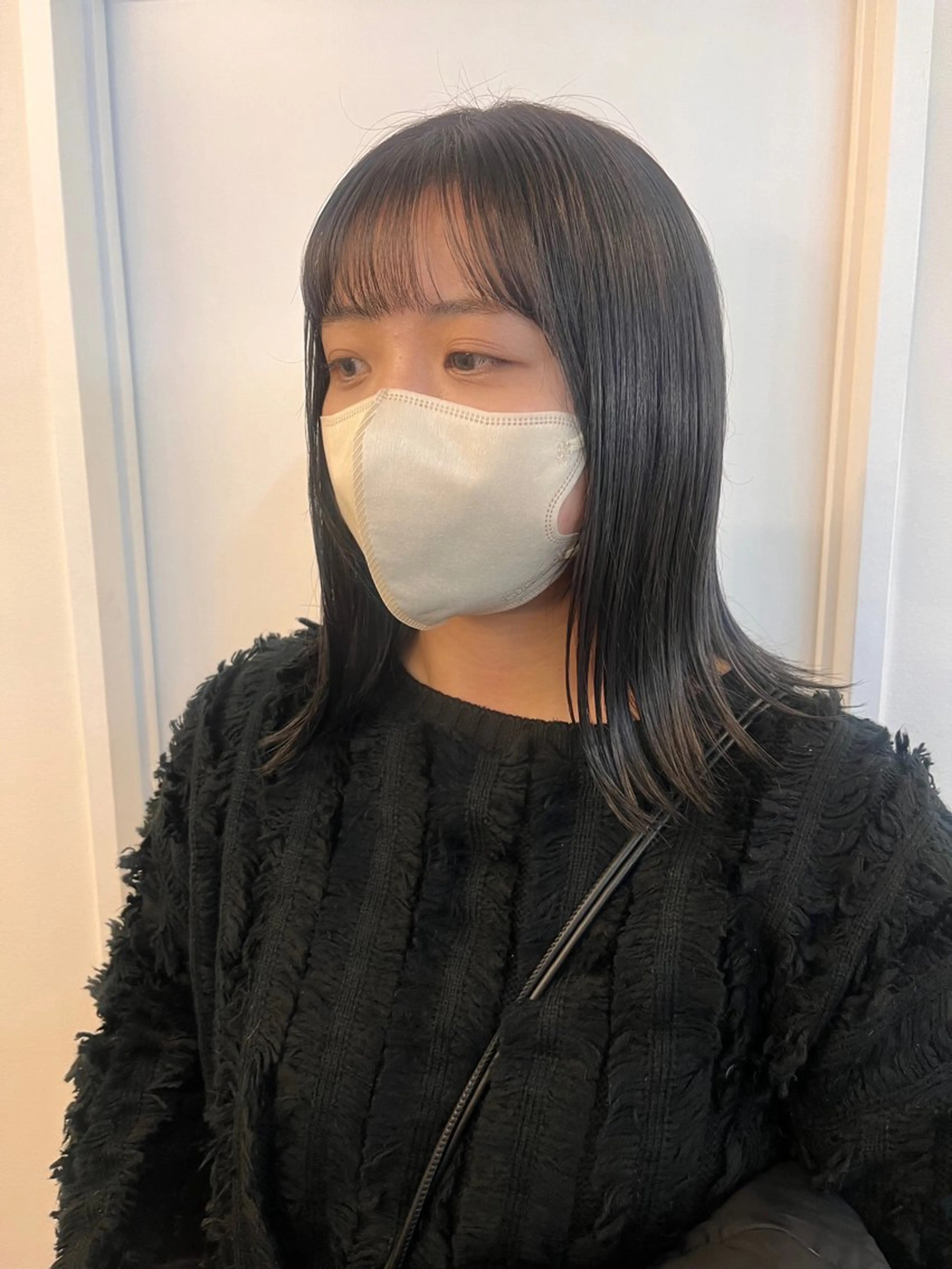 ミディアム カラー 透明感カラー レイヤーカット/韓国 ヘア/ honokaのヘアスタイル