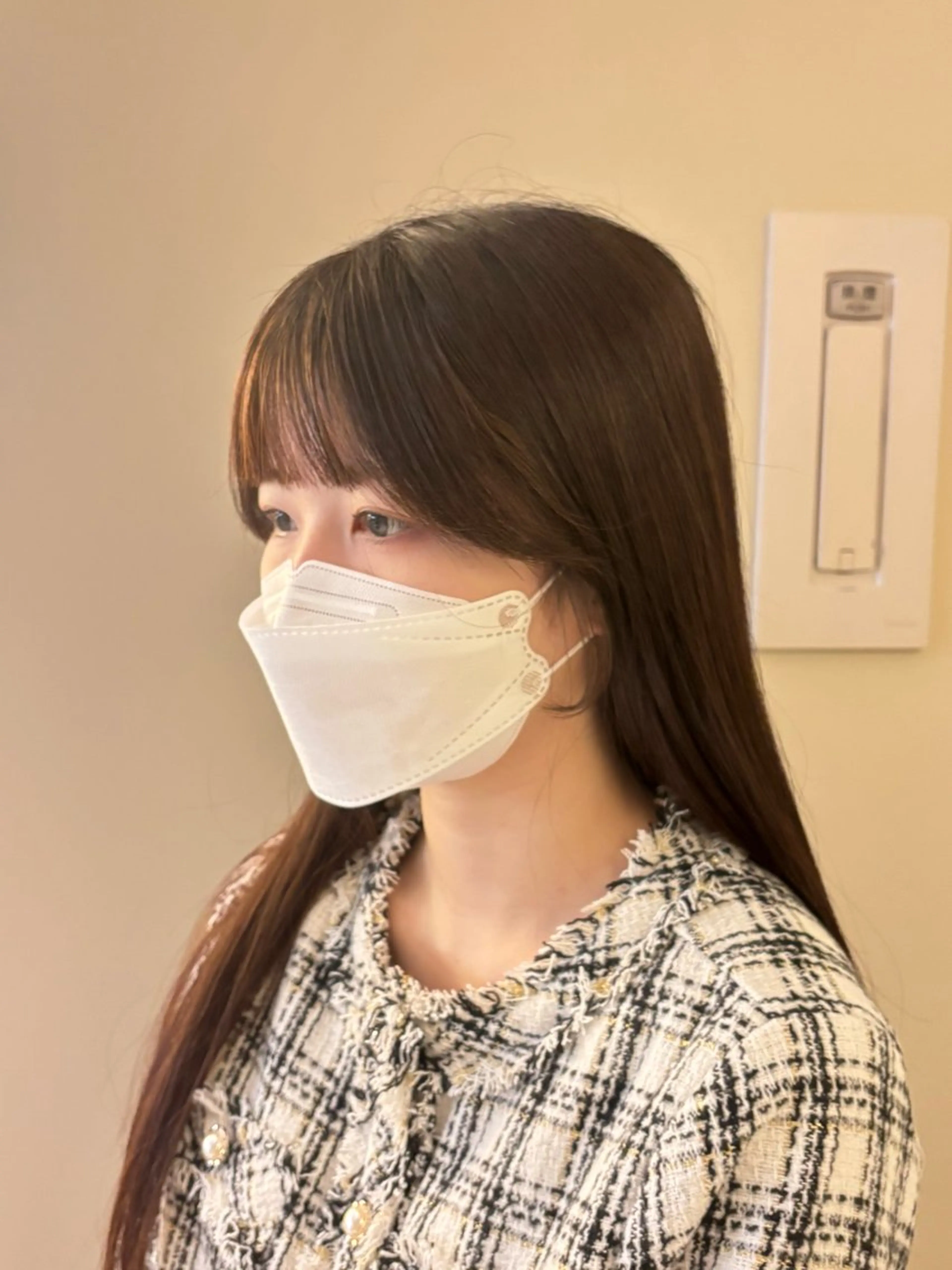 カット 𝐲𝐮𝐮 /艶髪 /透明感カラー🌱のヘアスタイル