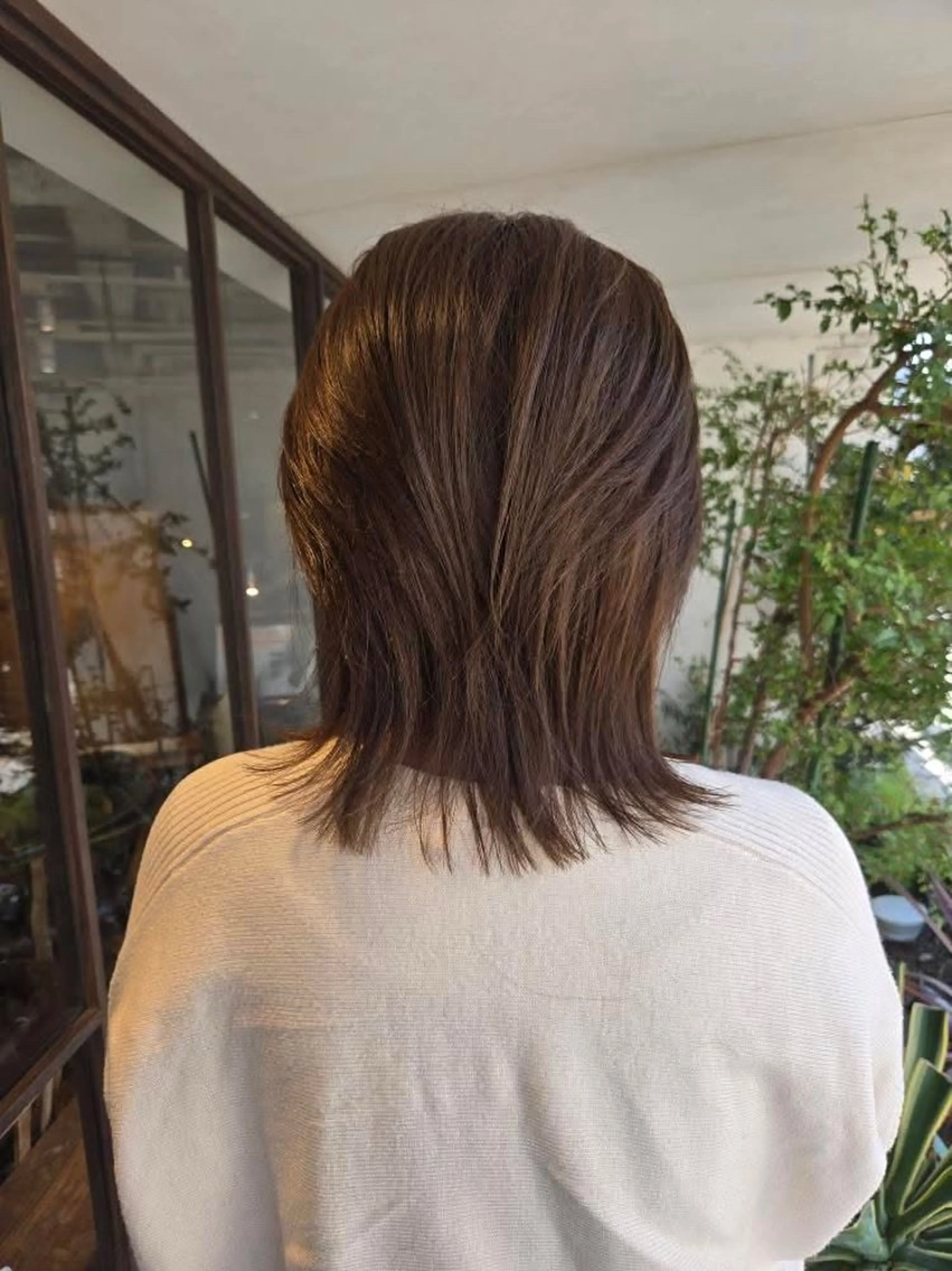 ミディアム カラー カット ヘアカラー IT’s所属・韓国好き🇰🇷 美容師MIKUのヘアスタイル