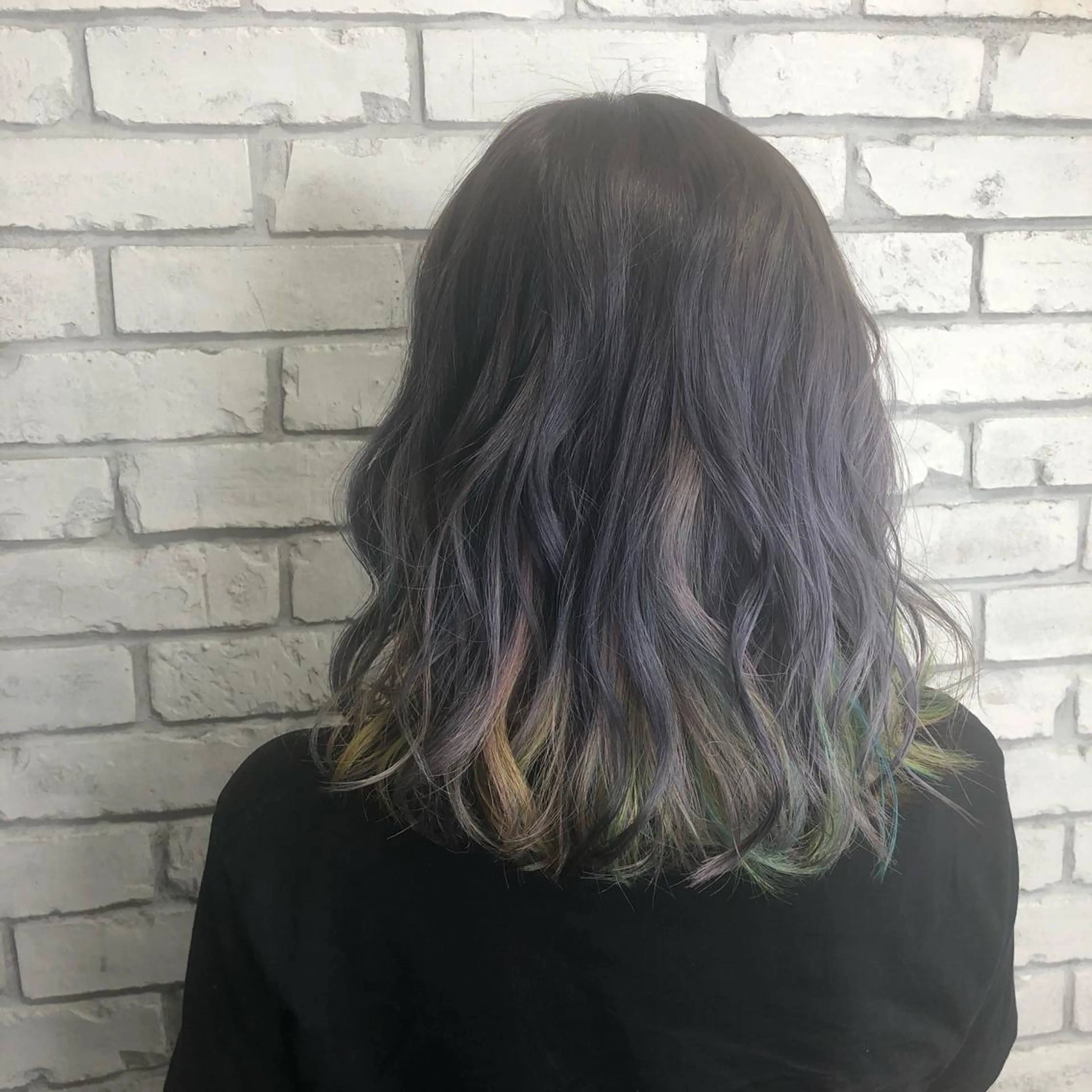 セミロング カラー ヘアカラー トリートメント welring hair salonのヘアスタイル