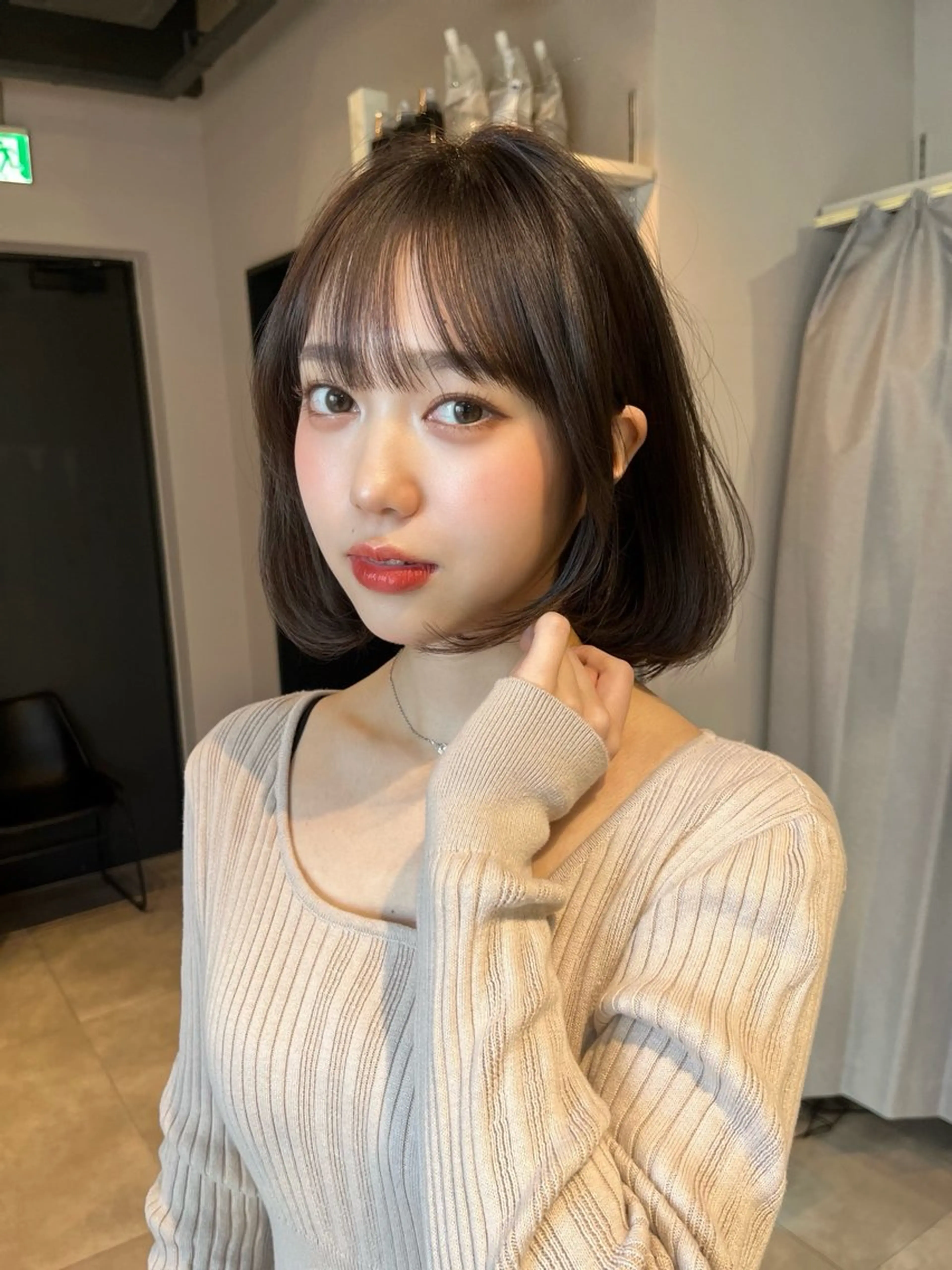 ショート カラー カット ヘアカラー トリートメント うる艶カラー/恵比寿 ベージュ/丸山陽平のヘアスタイル