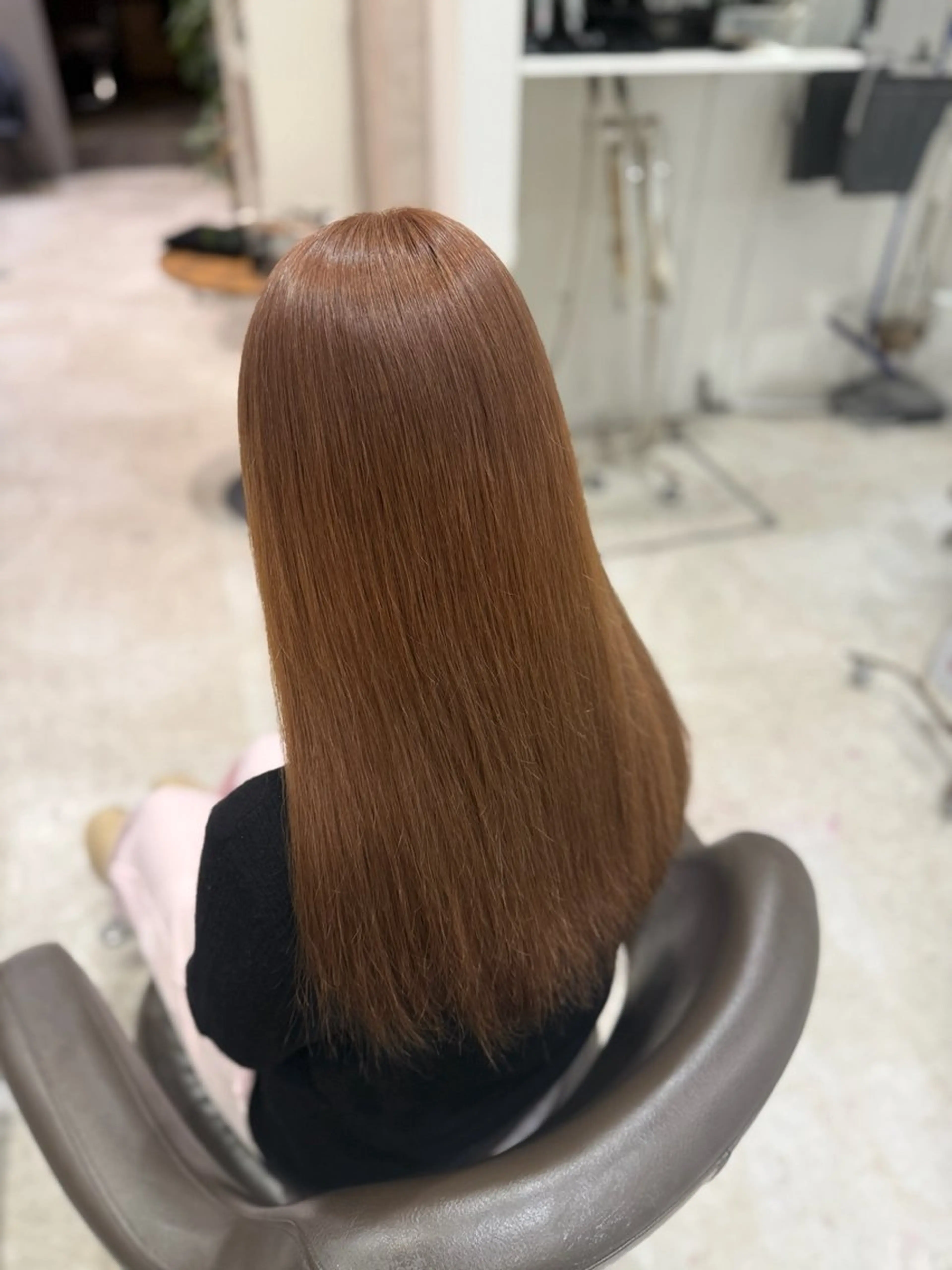 ロング カラー ブリーチ ケアブリーチ 髪質改善 Lee天王寺 Rinのヘアスタイル