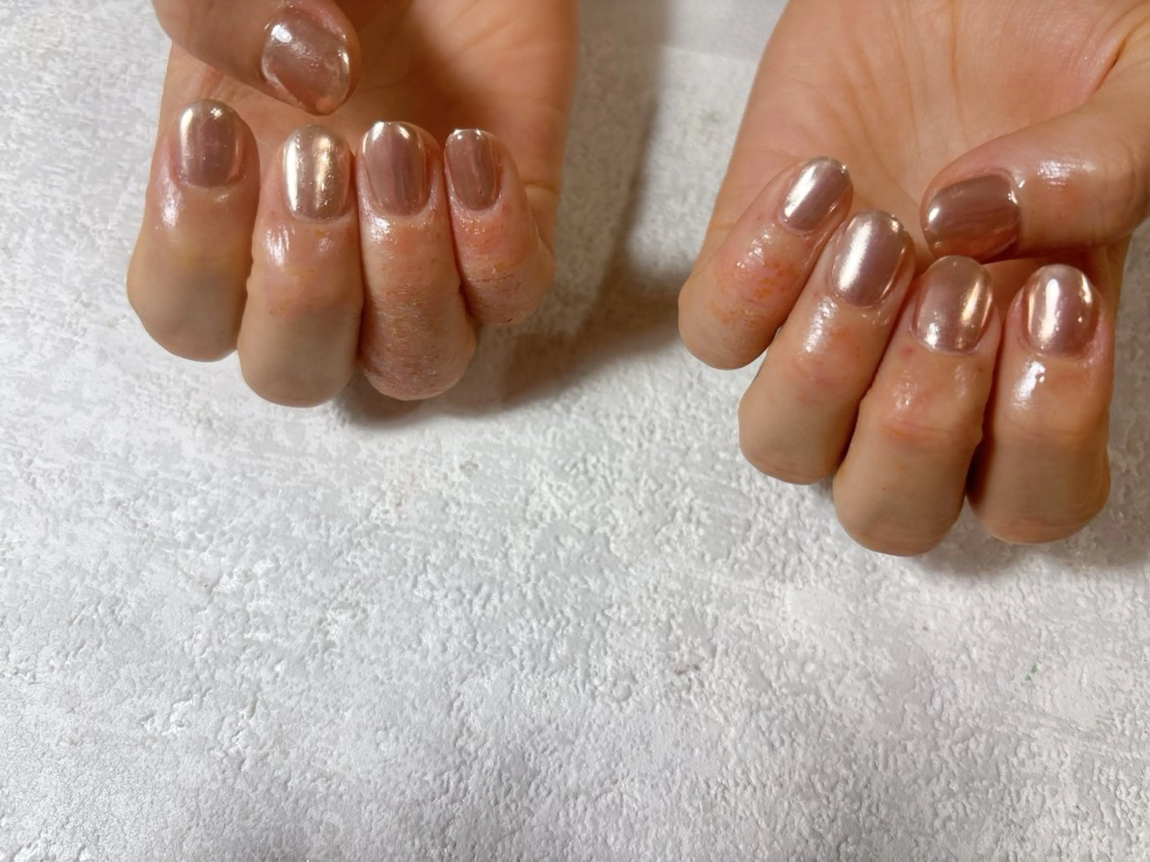 ネイル オーロラネイル フットネイル フレンチネイル ジェルネイル マグネットネイル kikinail 溝の口のネイルデザイン