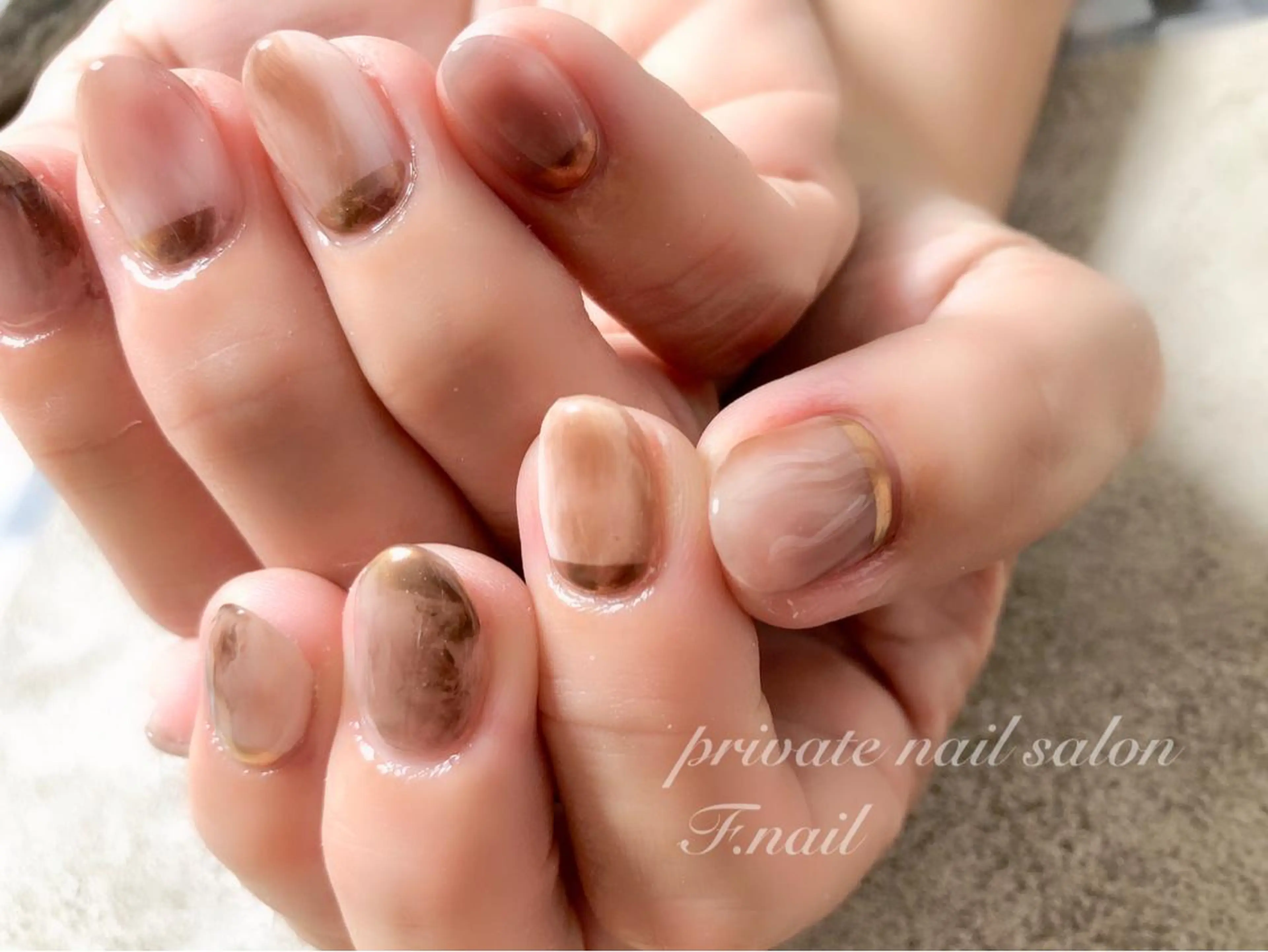 ネイル ニュアンスネイル FUKA ♡のネイルデザイン