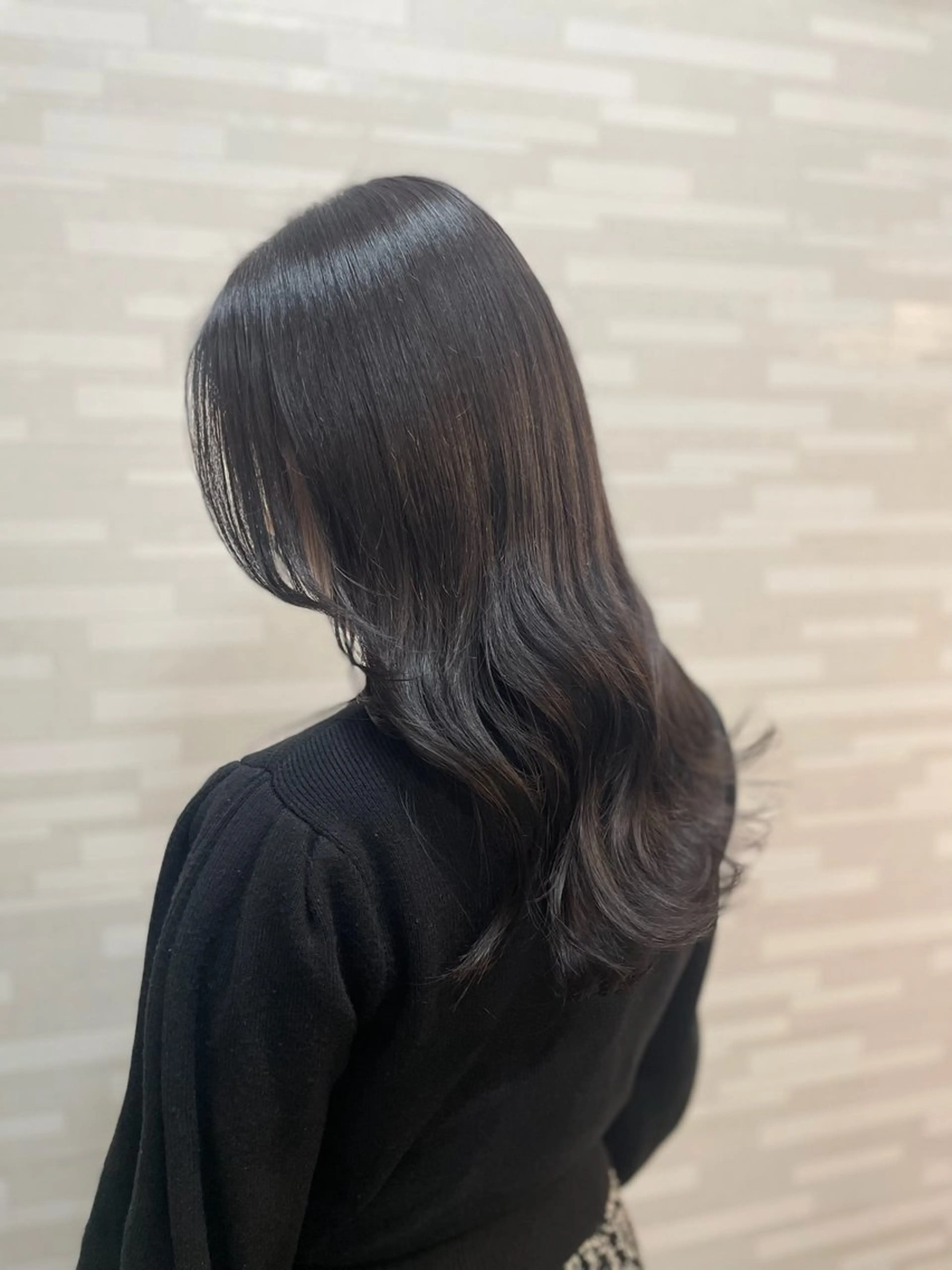 ロング カラー ブラウンカラー ダークブラウン トリートメント カット ヘアカラー トリートメント crystal船橋 /艶カラー/HONOのヘアスタイル