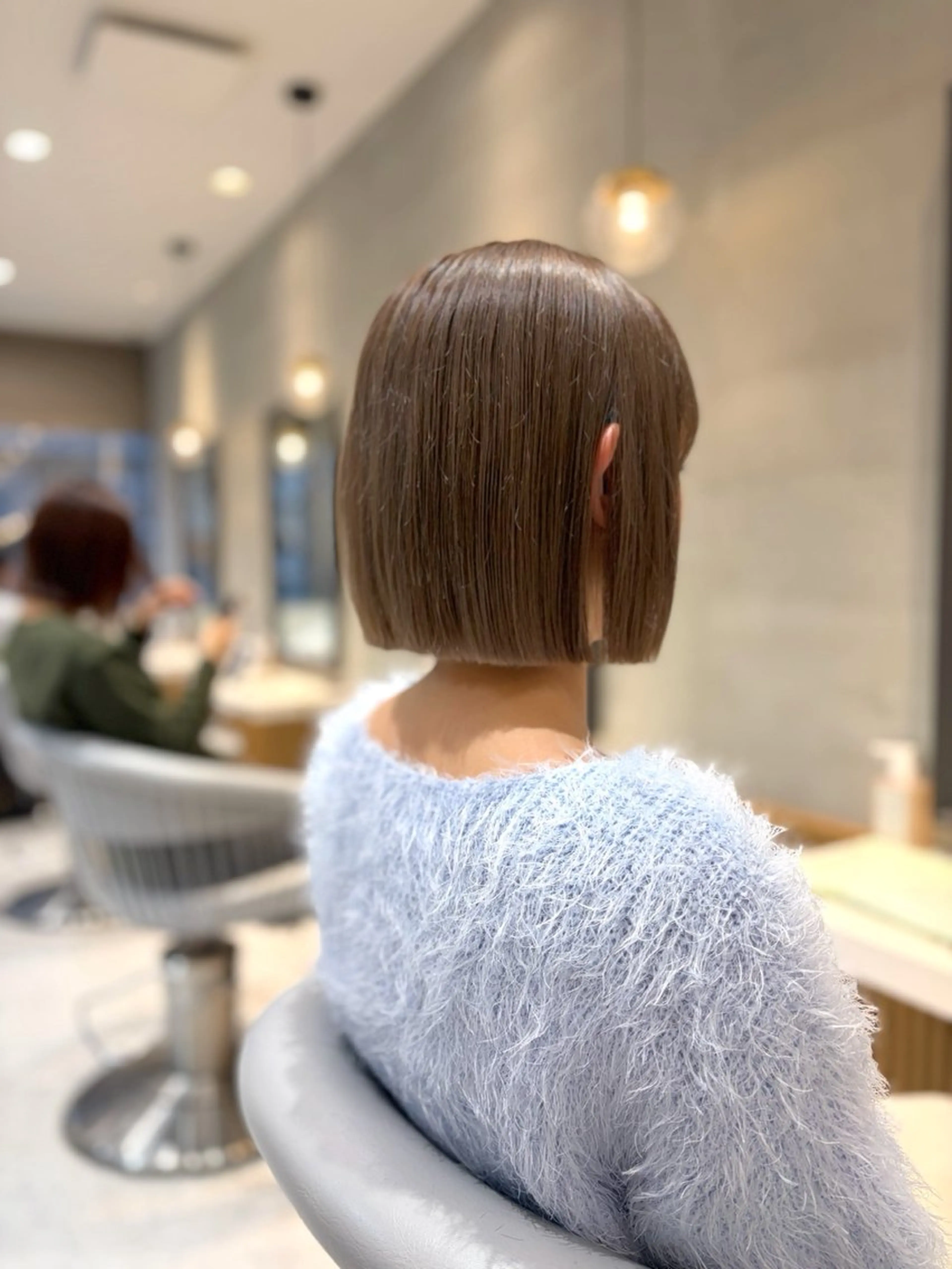 ミディアム カラー カット ヘアカラー トリートメント ヘアセット お呼ばれ カチモリ/はるか🎀のヘアスタイル