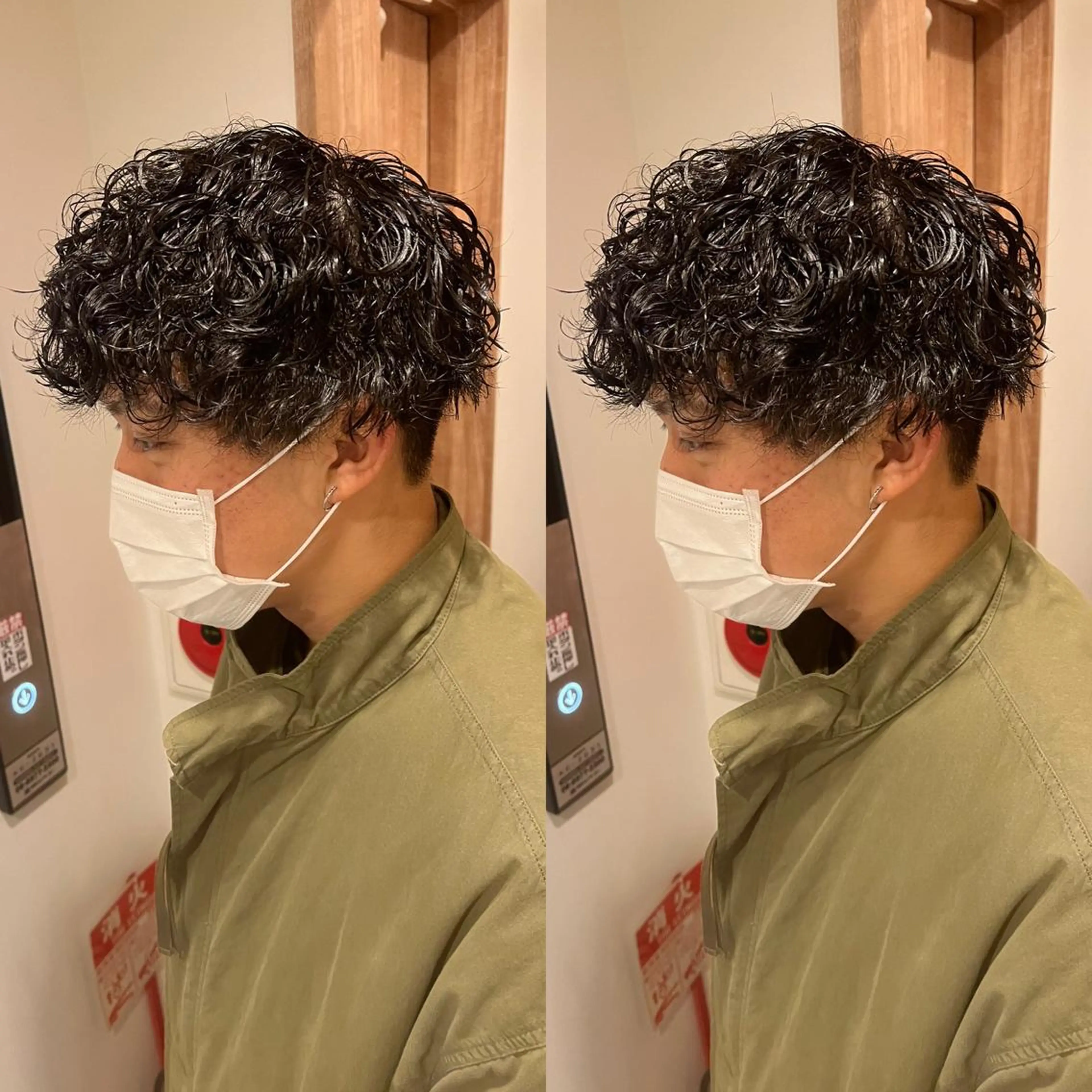 ⭐️ミニモ限定パーマ⭐️カット+波巻きパーマの写真