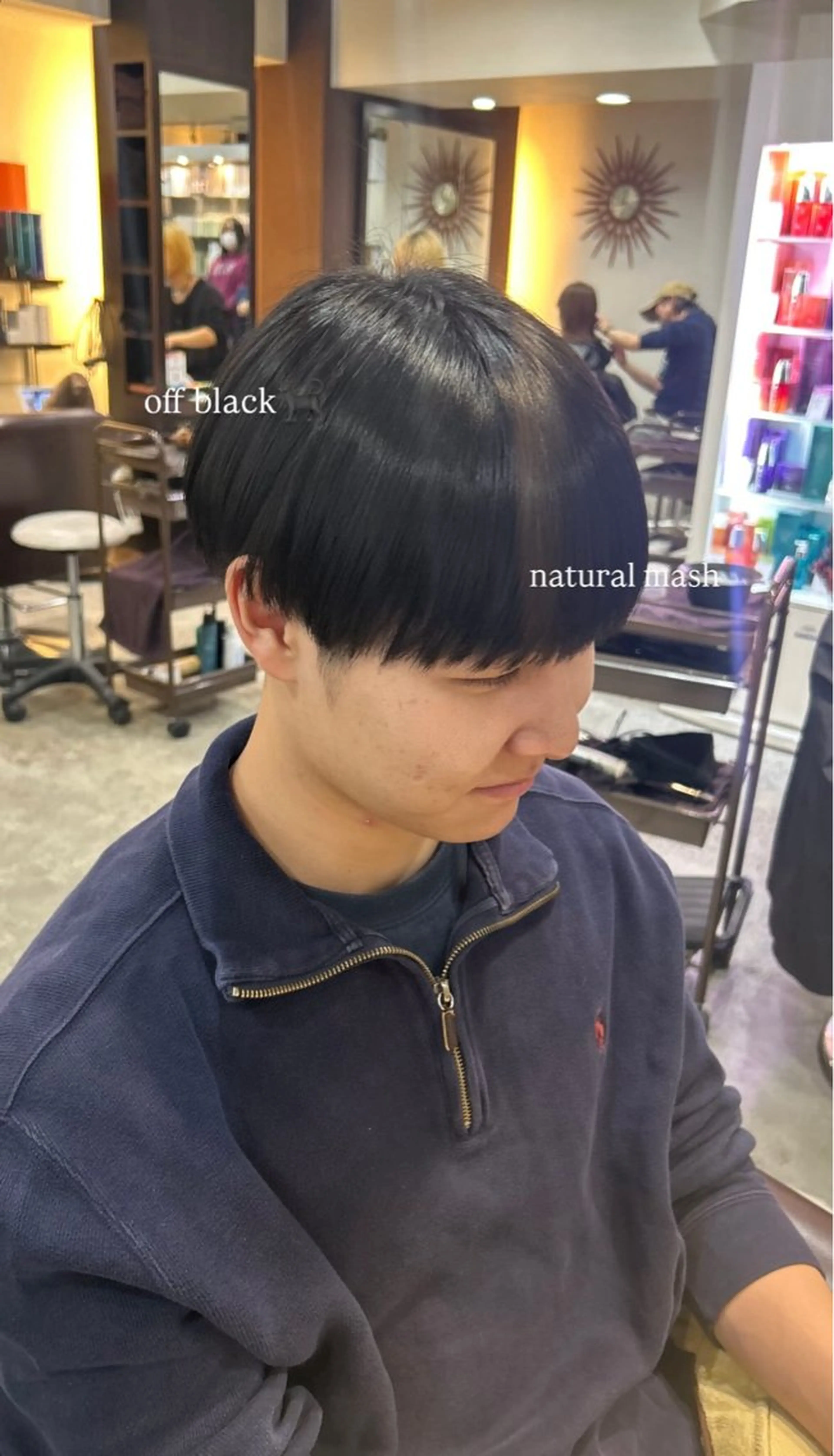 カラー メンズ カット ヘアカラー ヘッドスパ 坂本奈都美 🎀のヘアスタイル