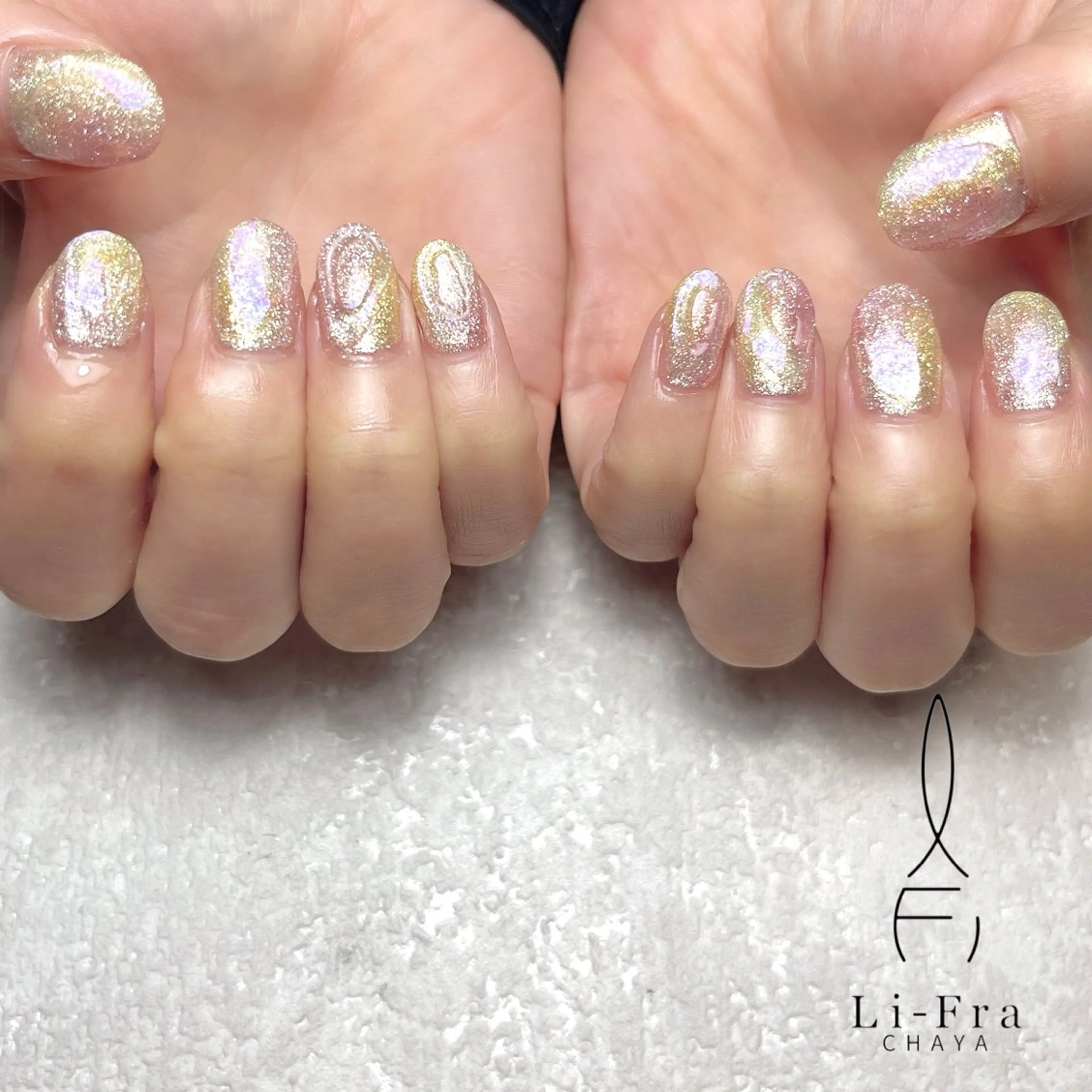 ネイル ぷっくりネイル ハンドネイル フットネイル Li-Fra JINNOのネイルデザイン