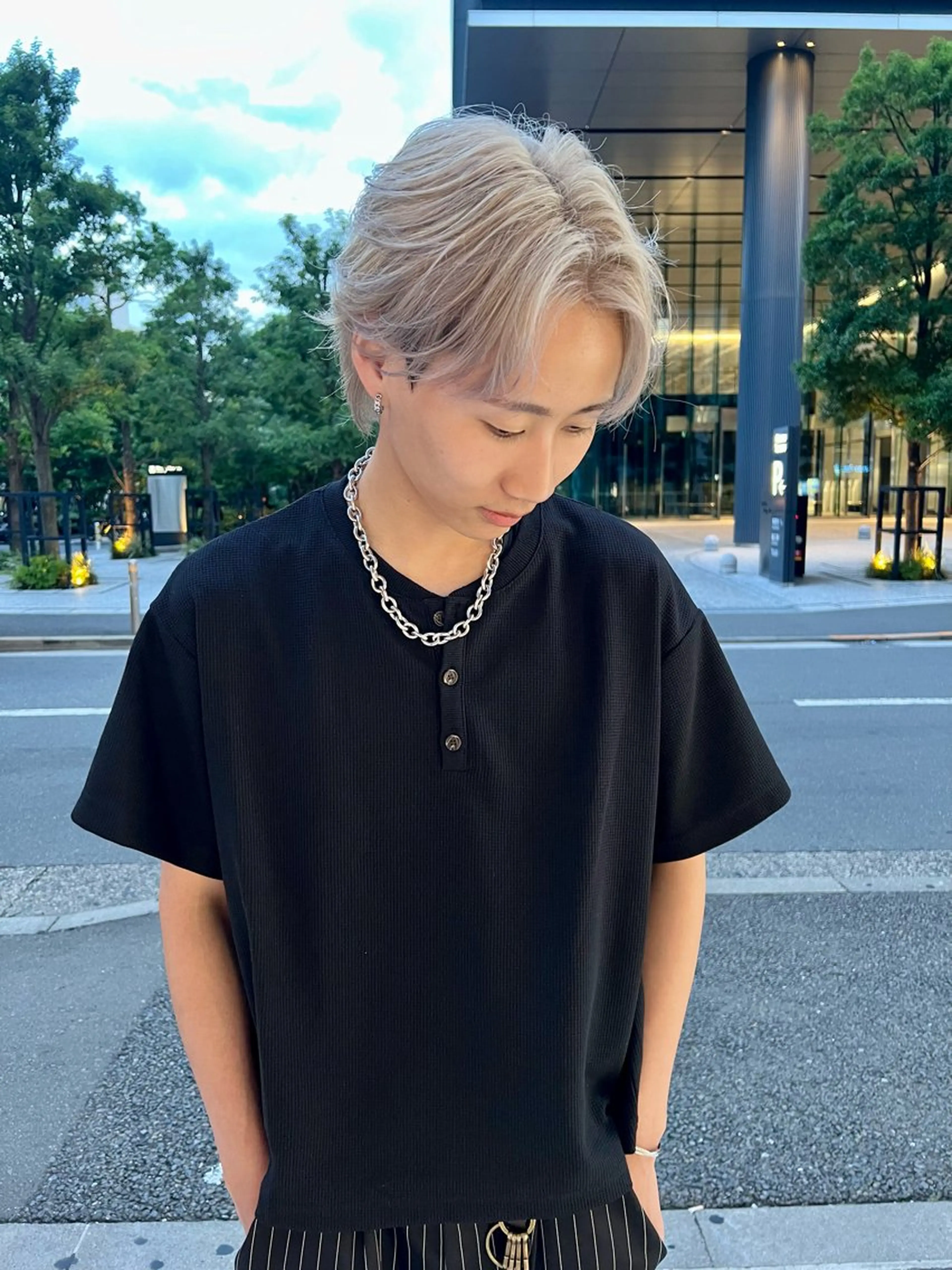 カラー メンズ 🔷メンズフェザー スタイル🔹竹内凌のヘアスタイル