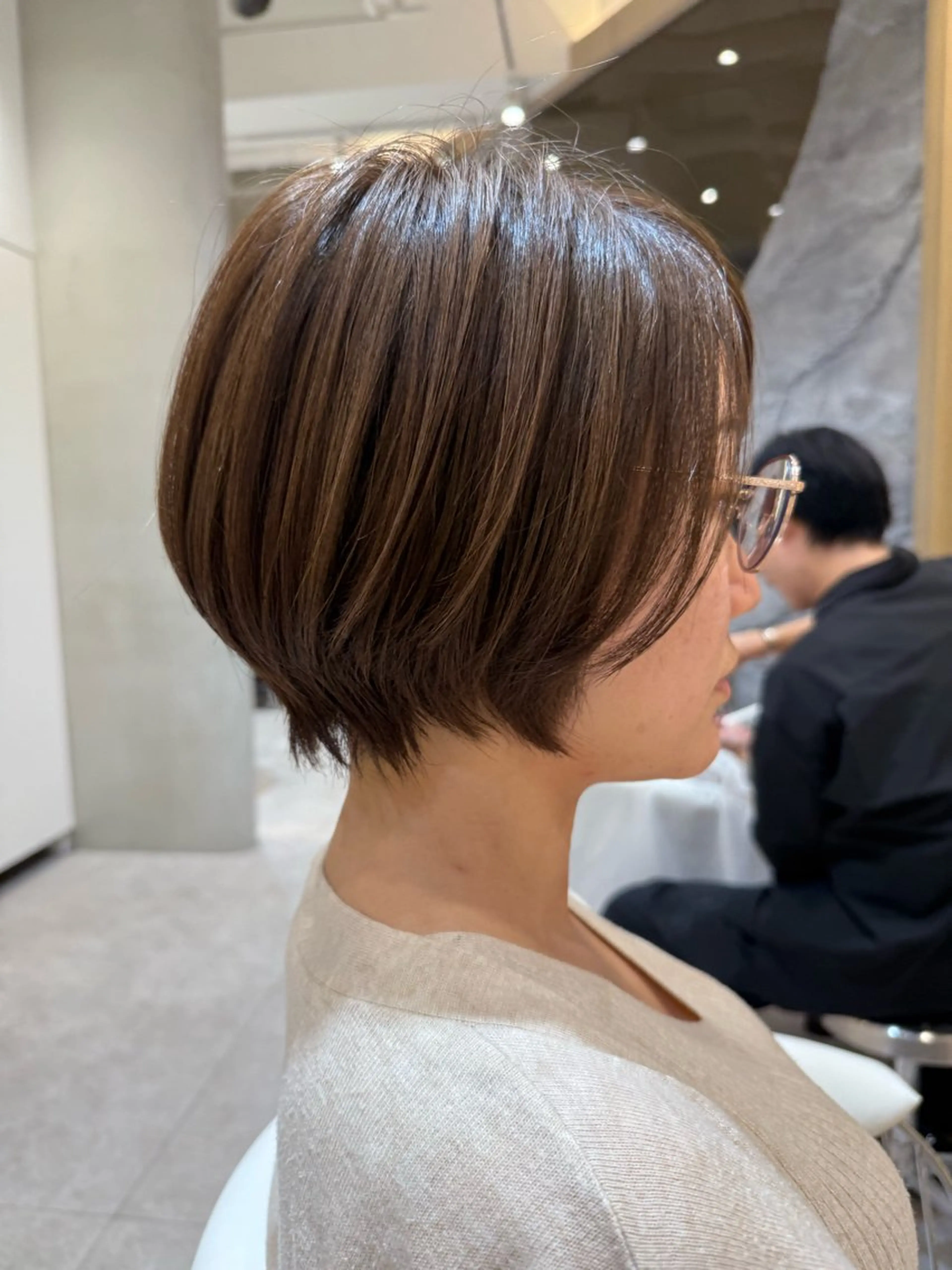 ショート ヘアカラー 🖱️透明感カラー ×髪質改善Rikyuのヘアスタイル