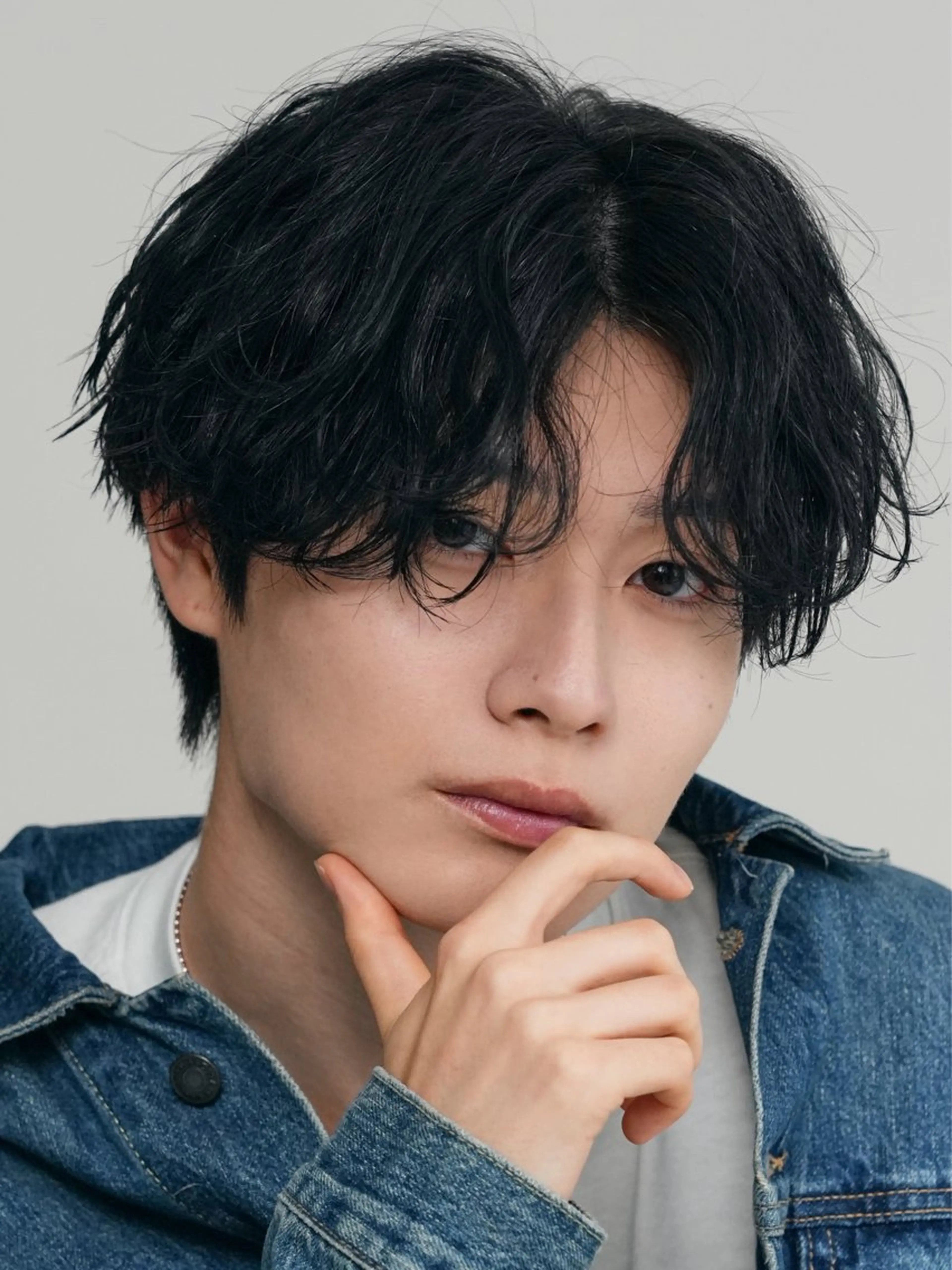 パーマ メンズ 原宿波巻きスパイラル パーマTOSHIのヘアスタイル