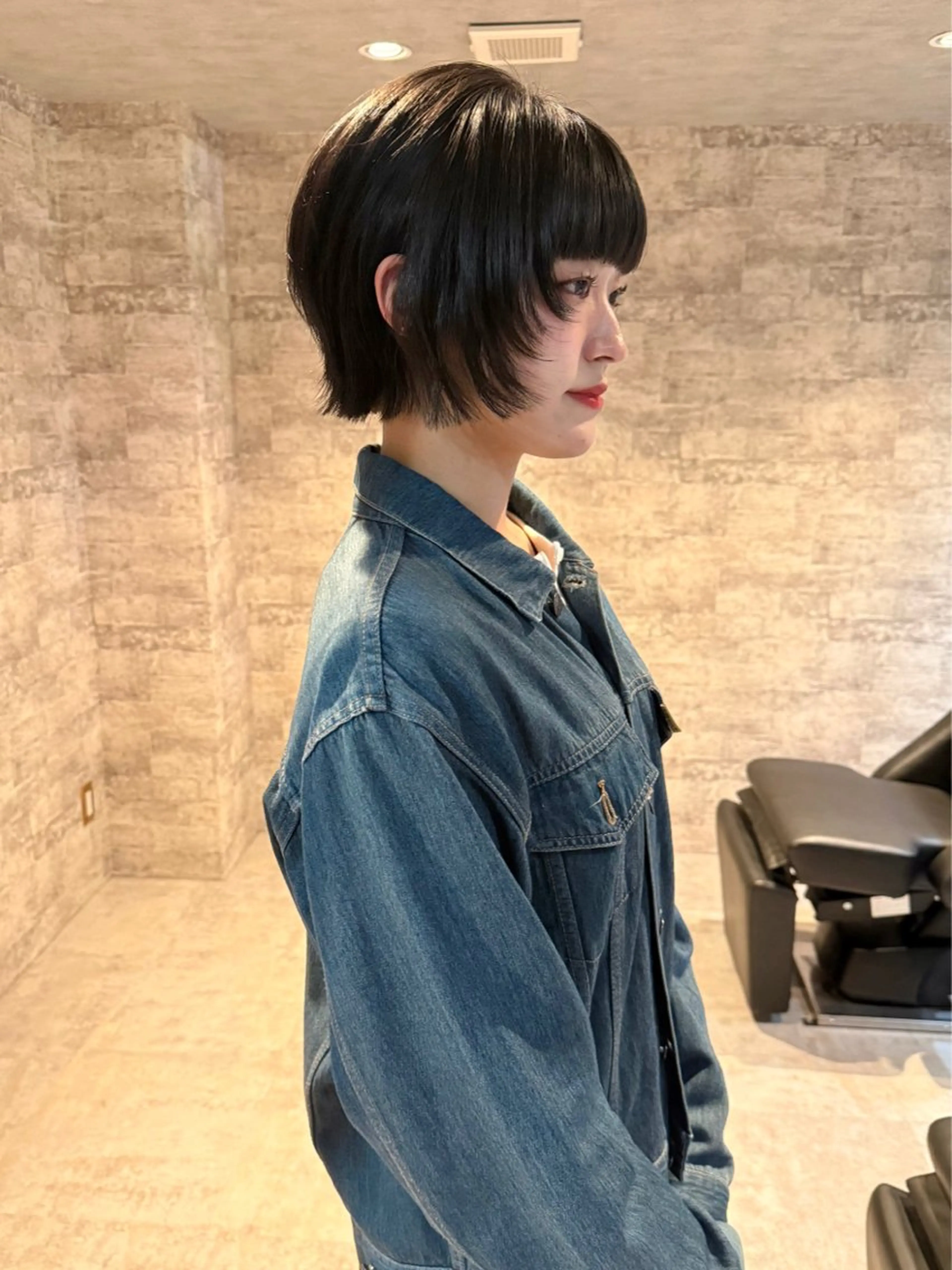 ショート カラー 似合わせカット カット ヘアカラー トリートメント mai / linoah˚✧のヘアスタイル