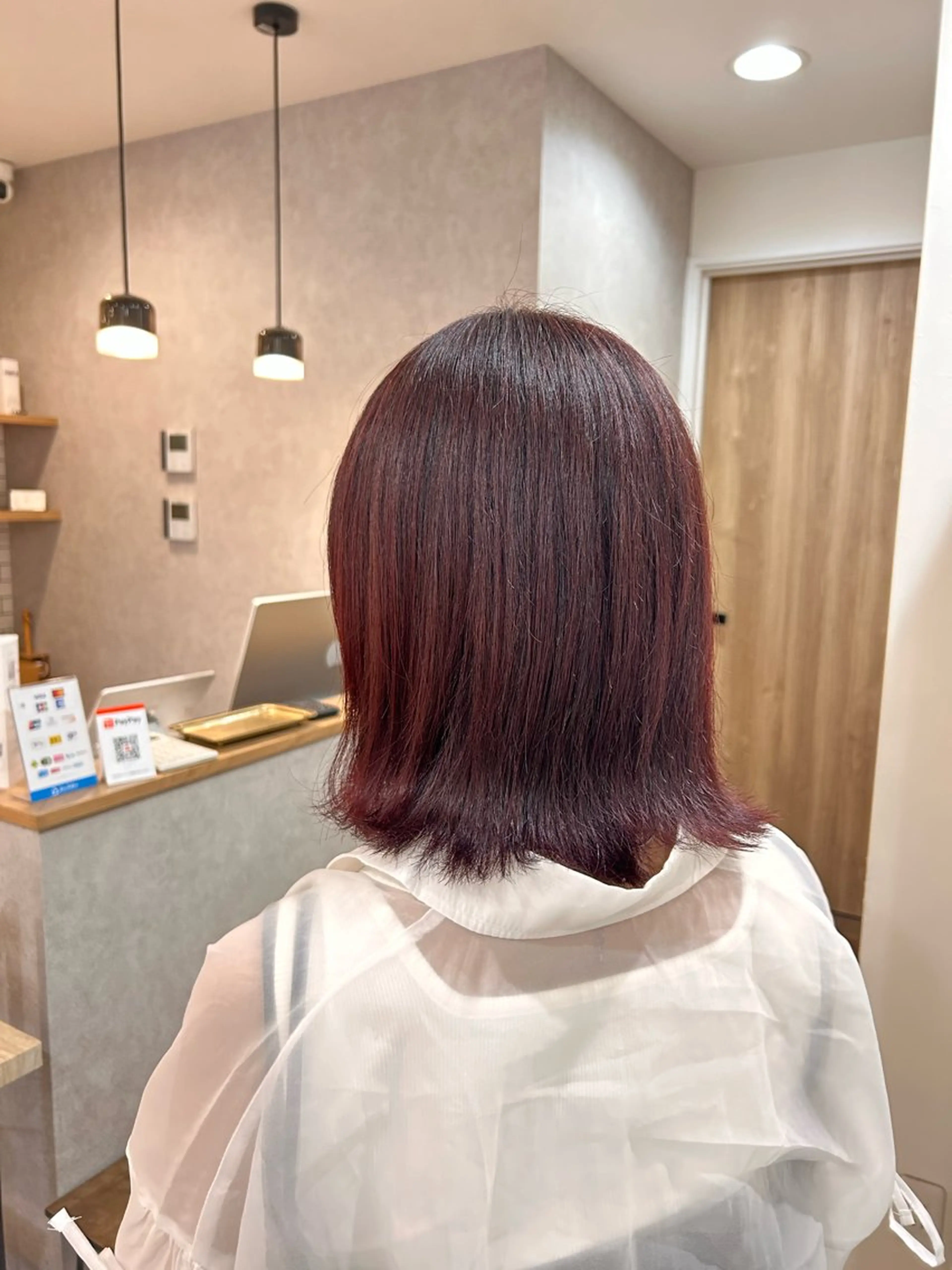 カラー ヘアカラー ボブ/暖色カラー 🎧 kei 🎀のヘアスタイル