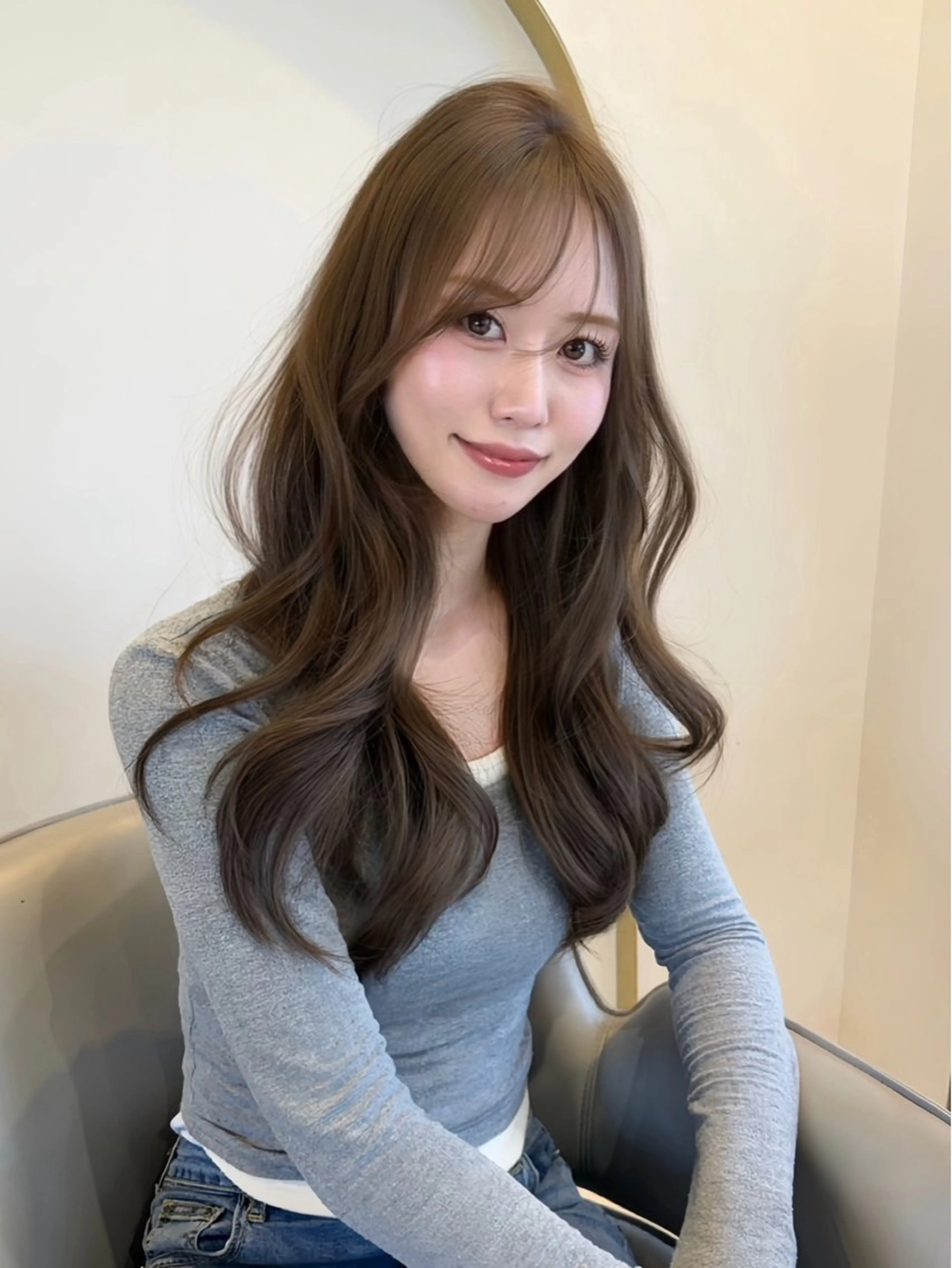 ロング 梅田/透明感カラー ／レイヤー🤍カンのヘアスタイル