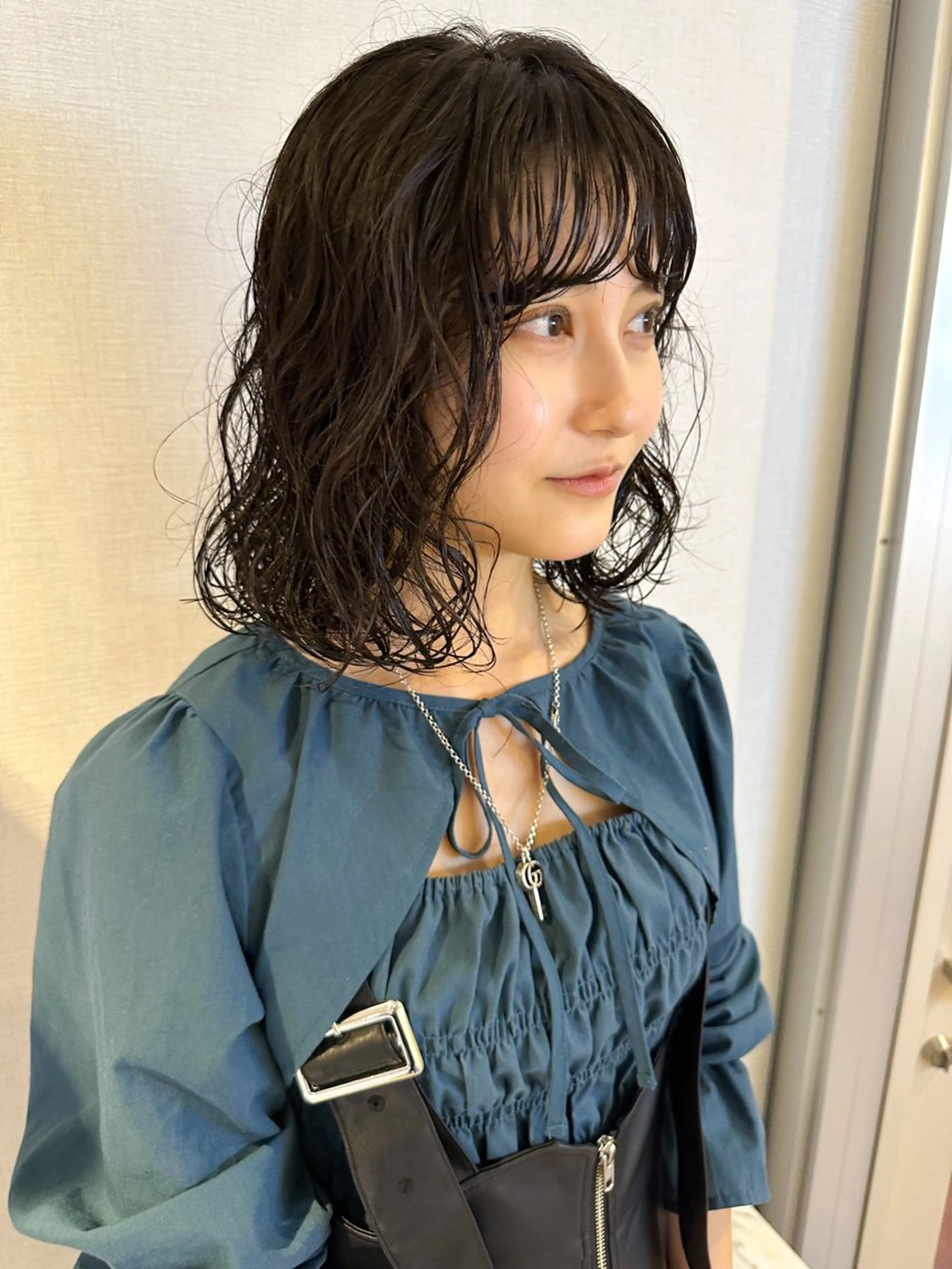 ミディアム パーマ 長沼ゆうか /レイヤーカットのヘアスタイル