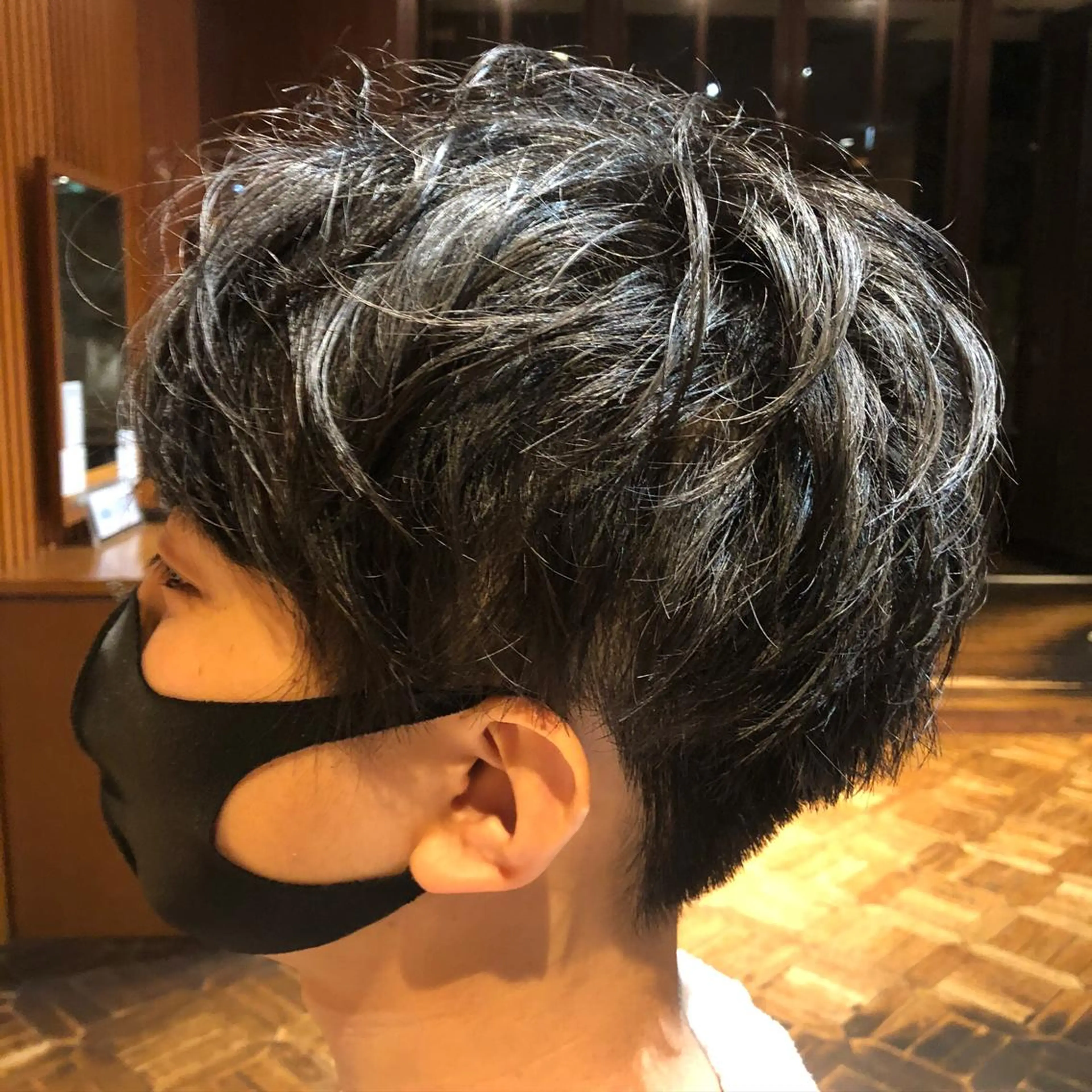 ショート メンズ 高山🐬髪質改善 池袋で縮毛矯正のヘアスタイル