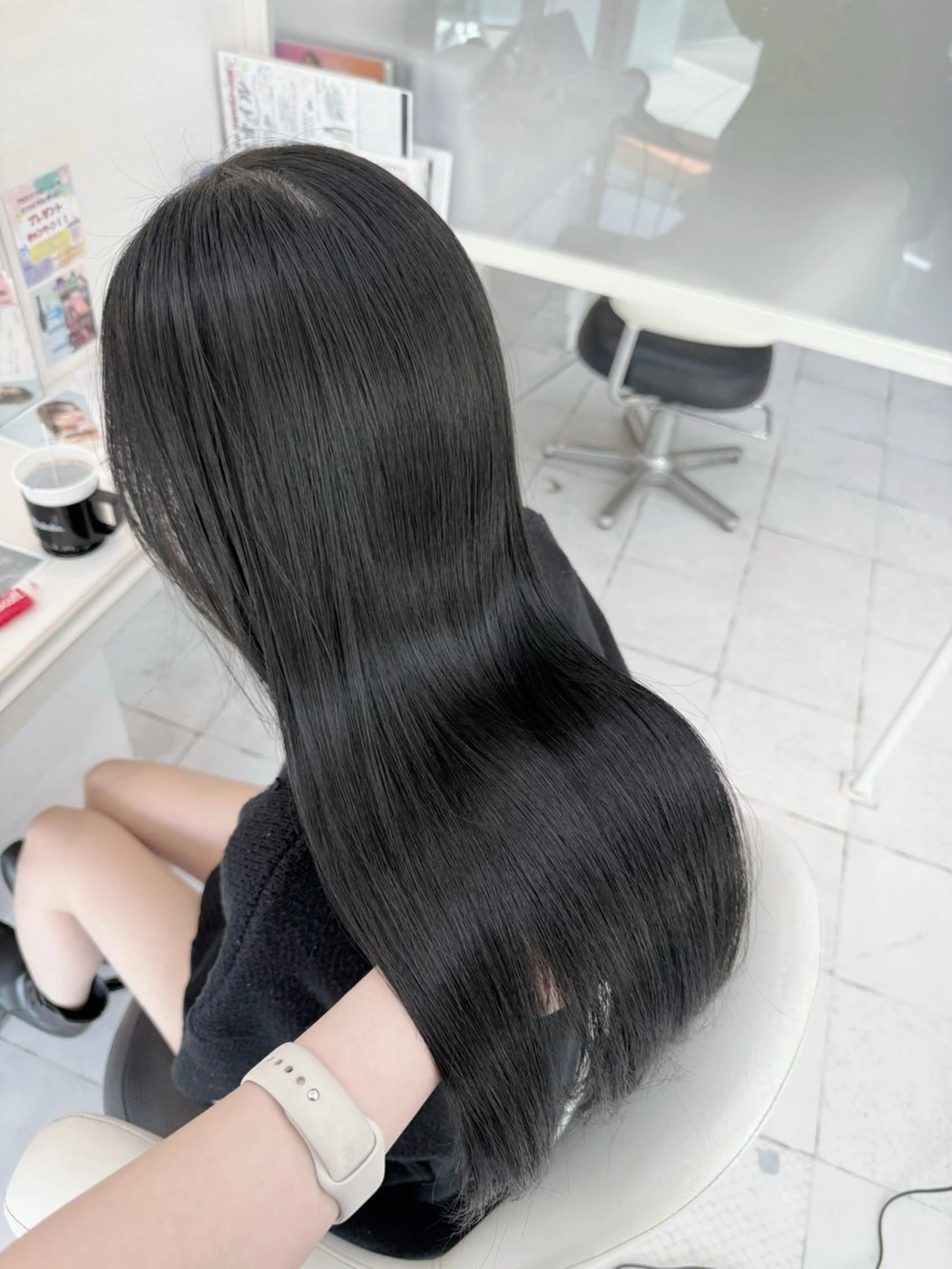 ロング カット ヘアカラー トリートメント すずき なつき🌙のヘアスタイル