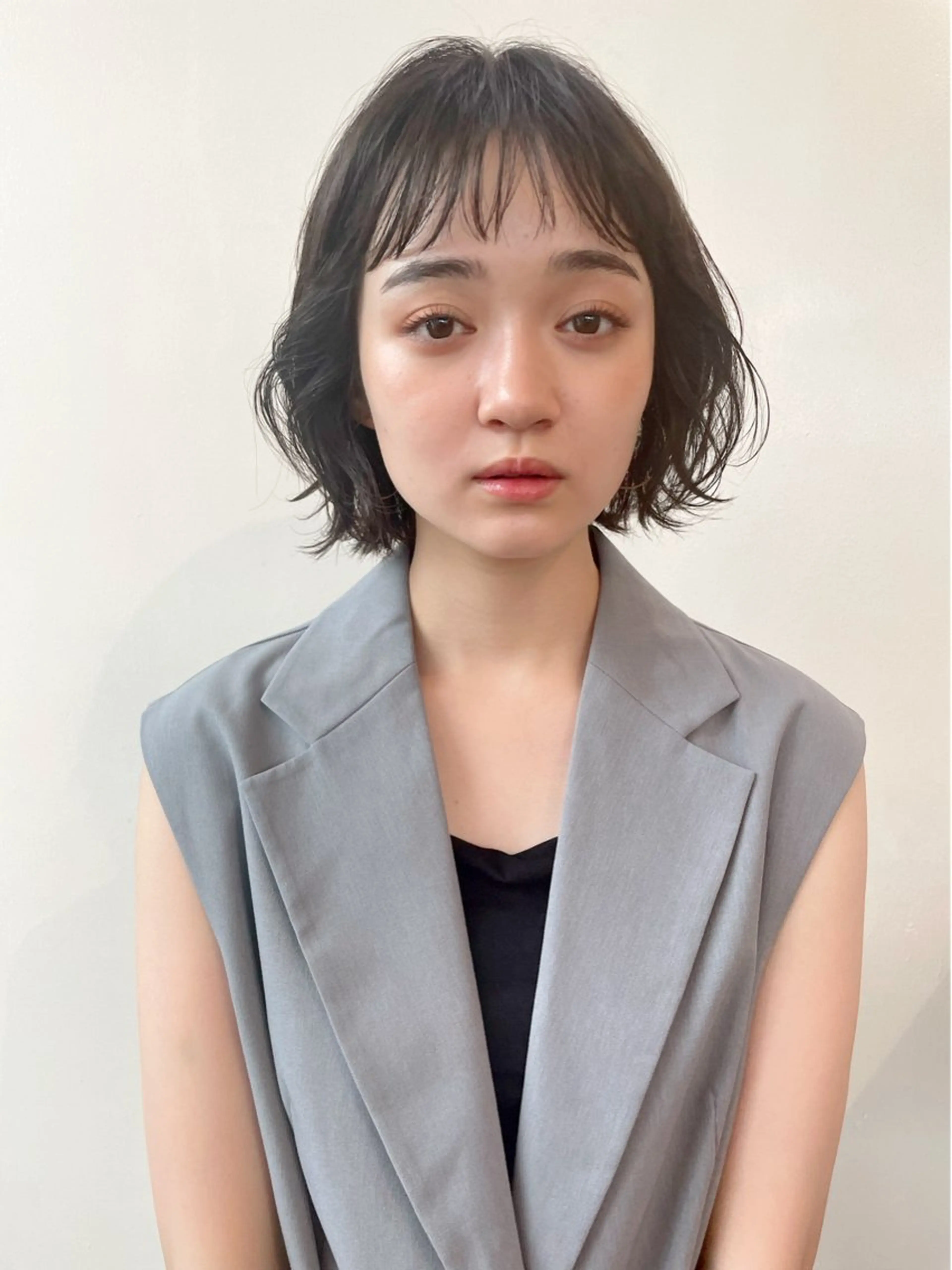 ショート カラー メンズ／パーマ ／レディース髪質改善のヘアスタイル