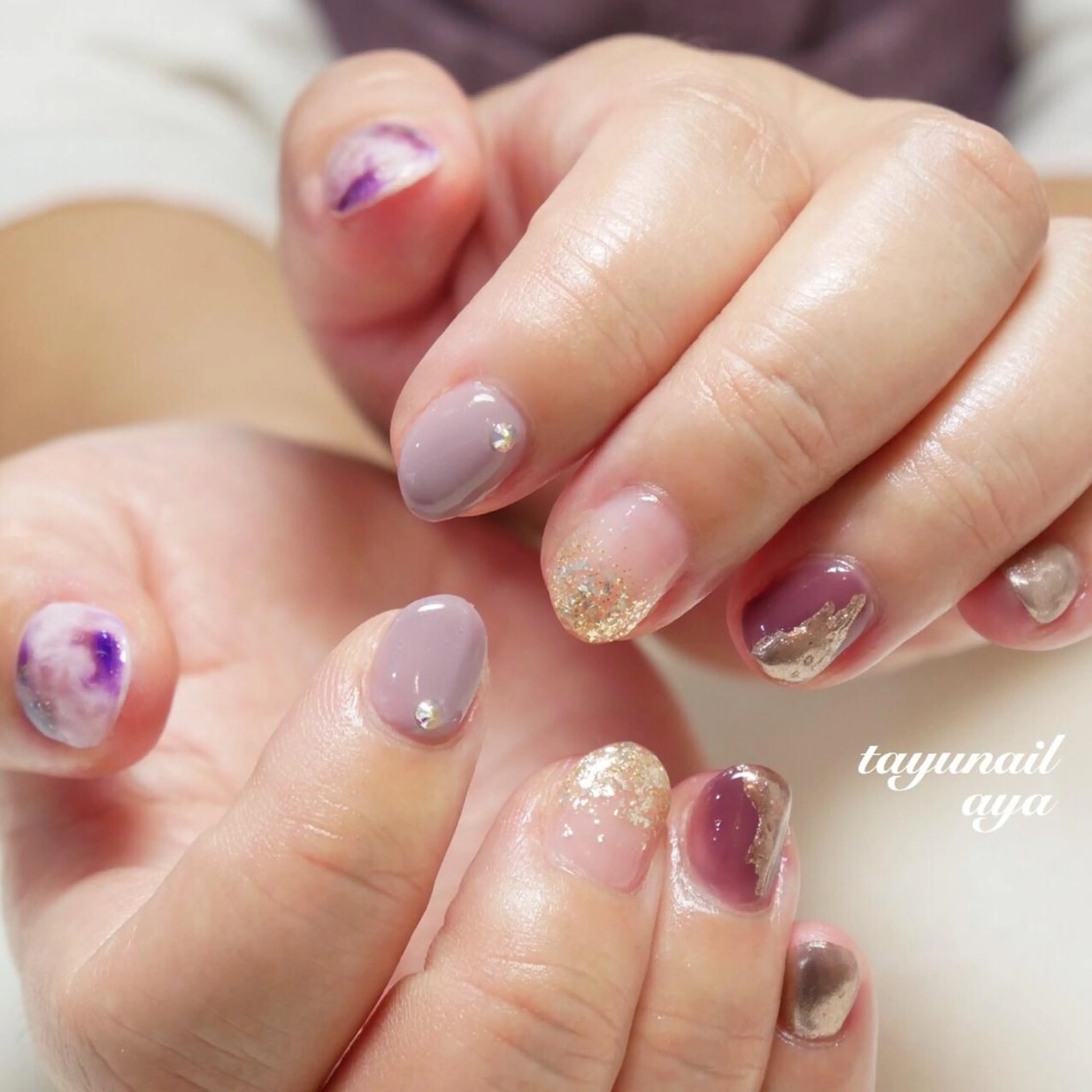 ネイル ネイルサロン・ネイルスクール　たゆnail所属・ネイルサロン 【たゆnail】のネイルデザイン