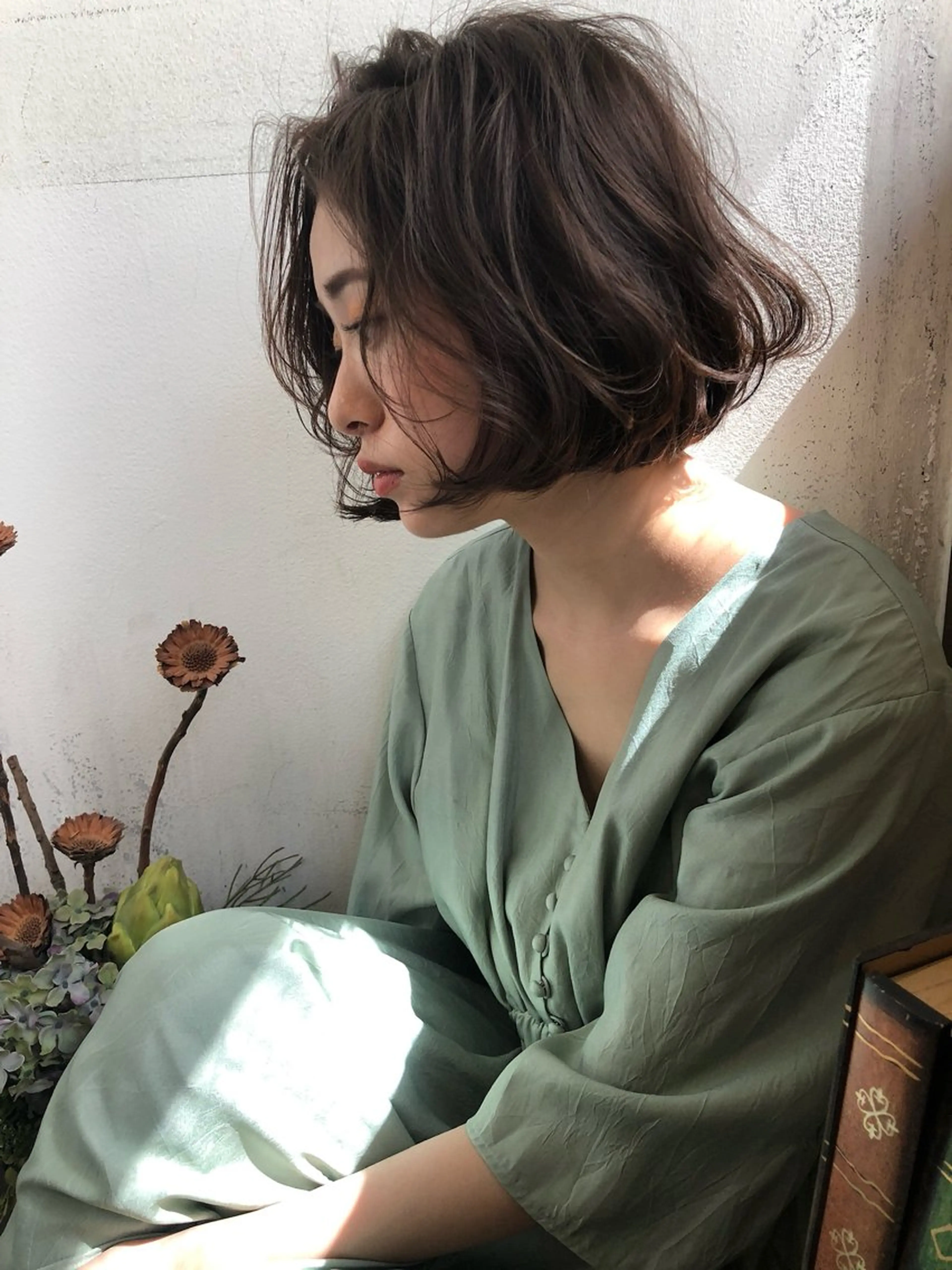 ショート カラー カット ヘアカラー トリートメント ショート/ボブ/ 心斎橋/宮脇美奈のヘアスタイル