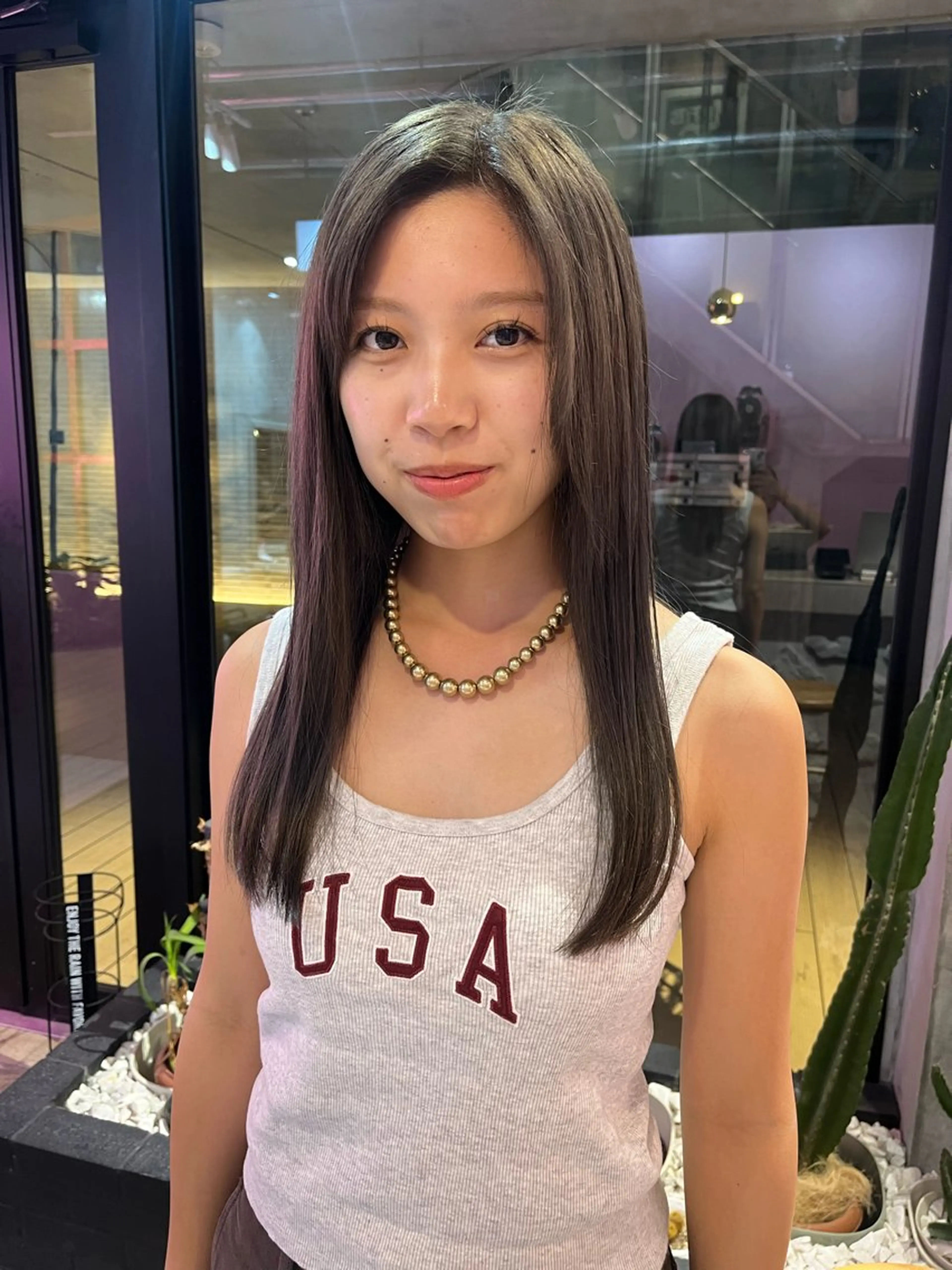 ロング 艶感透明感カラー🤍 hinaのヘアスタイル