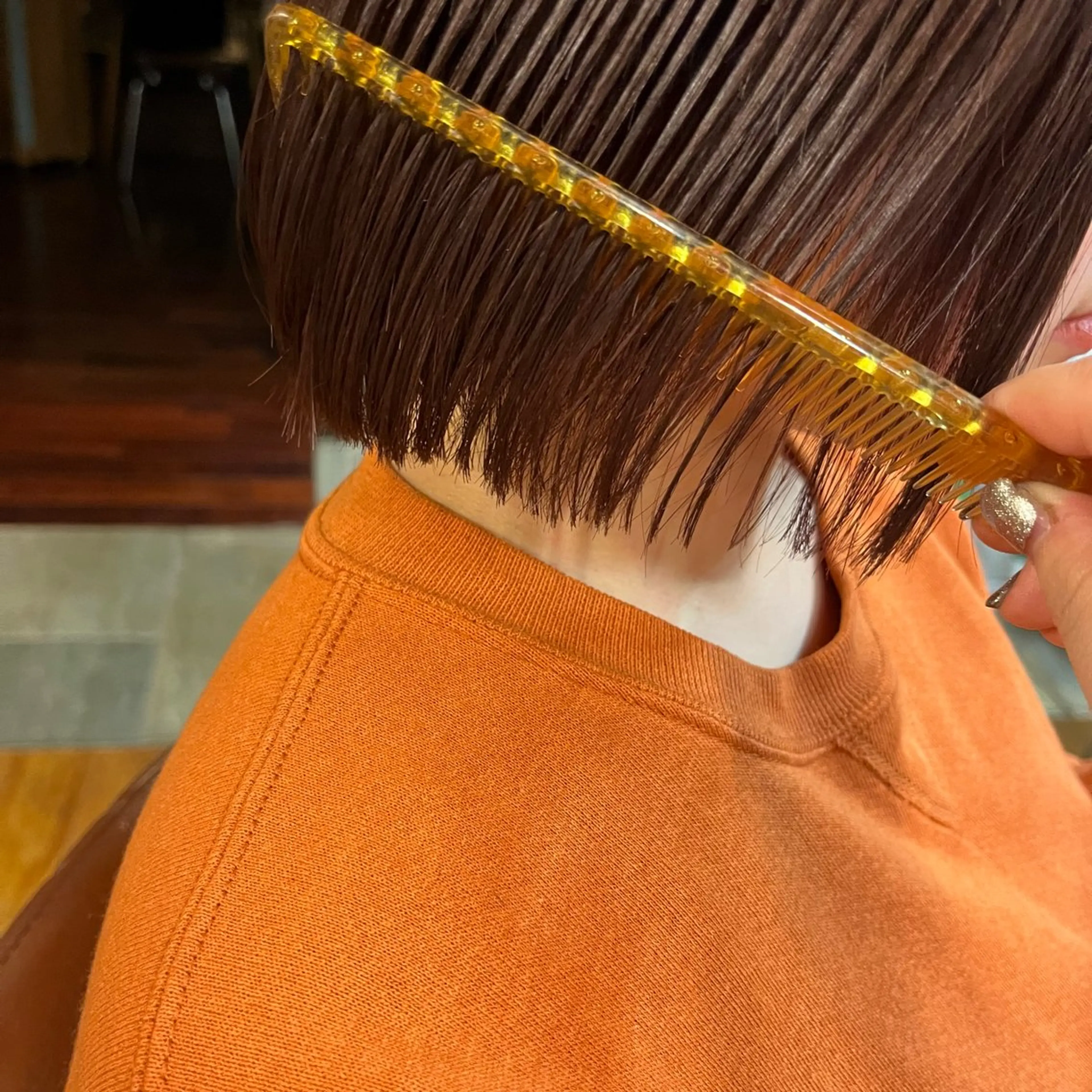 ＊カット（お流し込み）→お客様のなりたいスタイルを実現します♡の写真