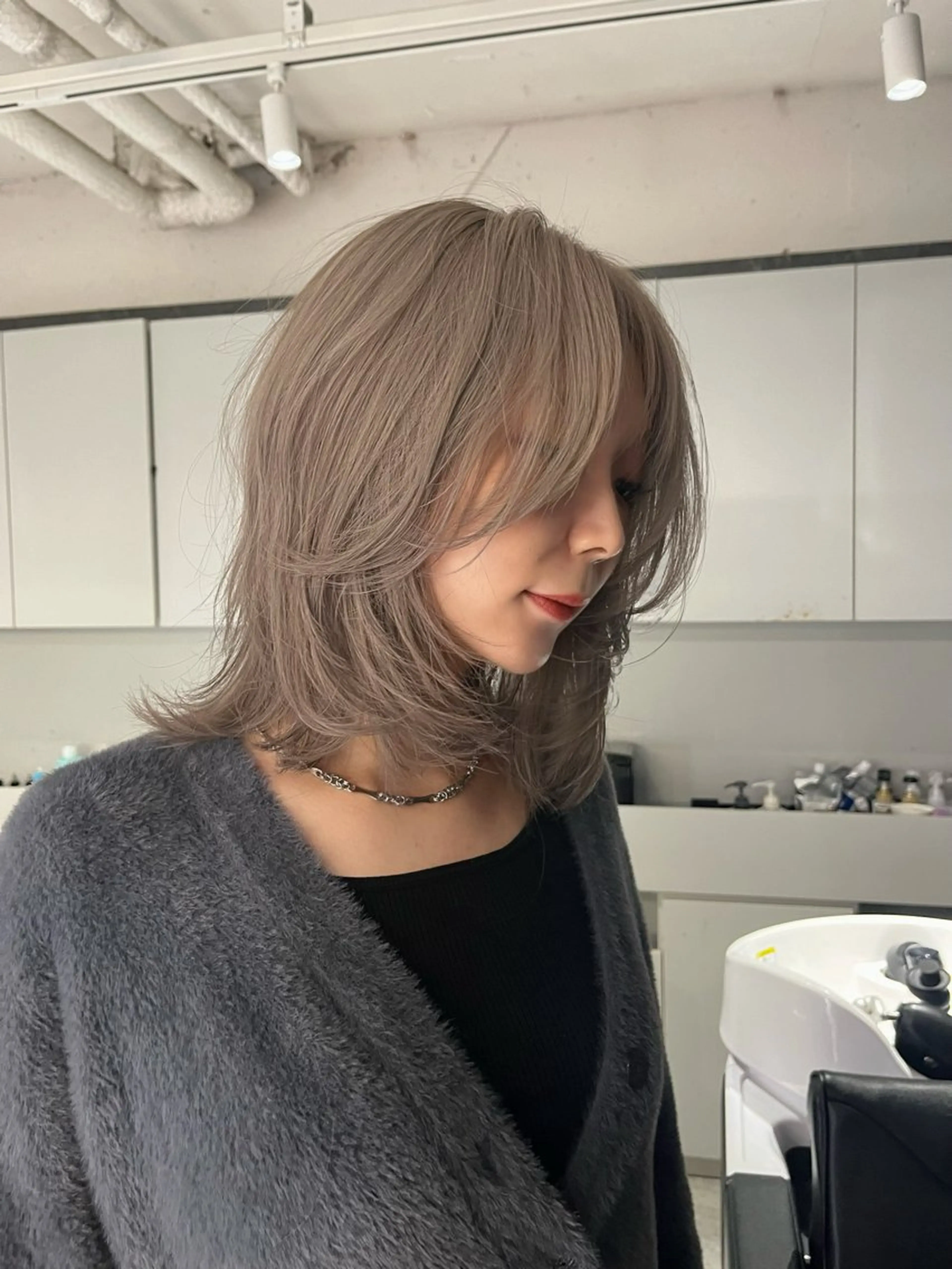 bleach color＋cut【model】の写真