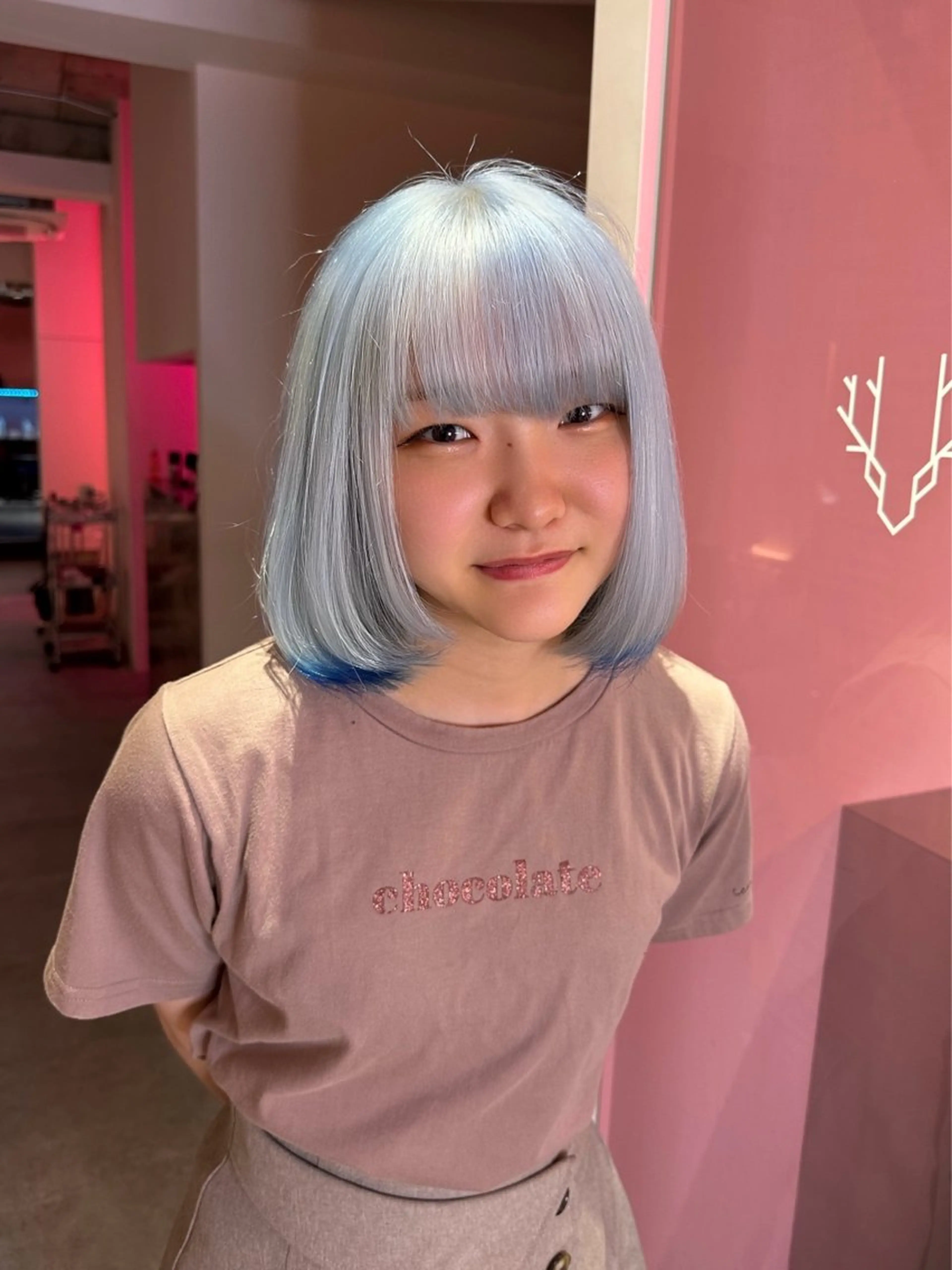 ショート ブリーチカラー /MAHIROのヘアスタイル