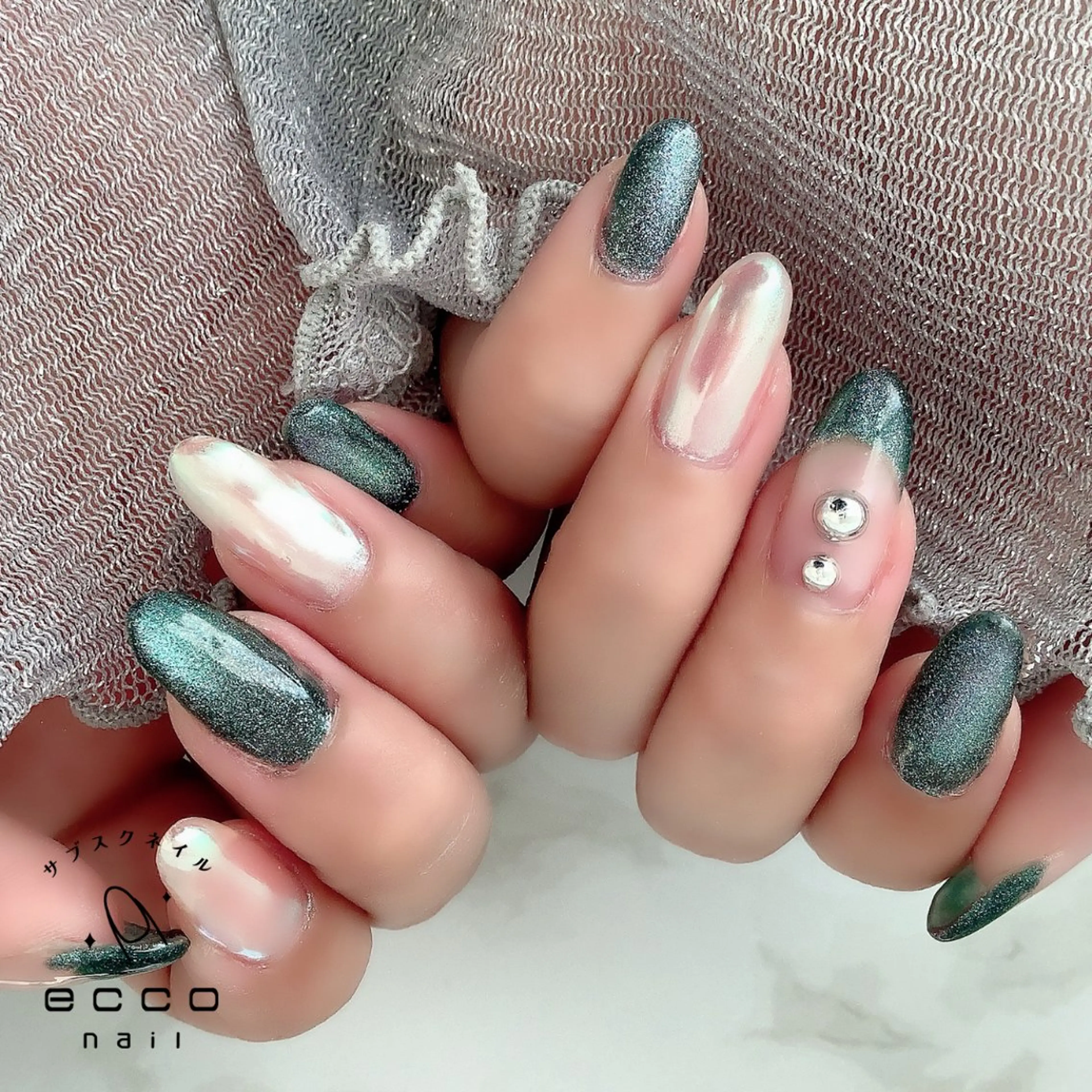 ネイル ハンドネイル eccoネイル千早 Nanakoのネイルデザイン