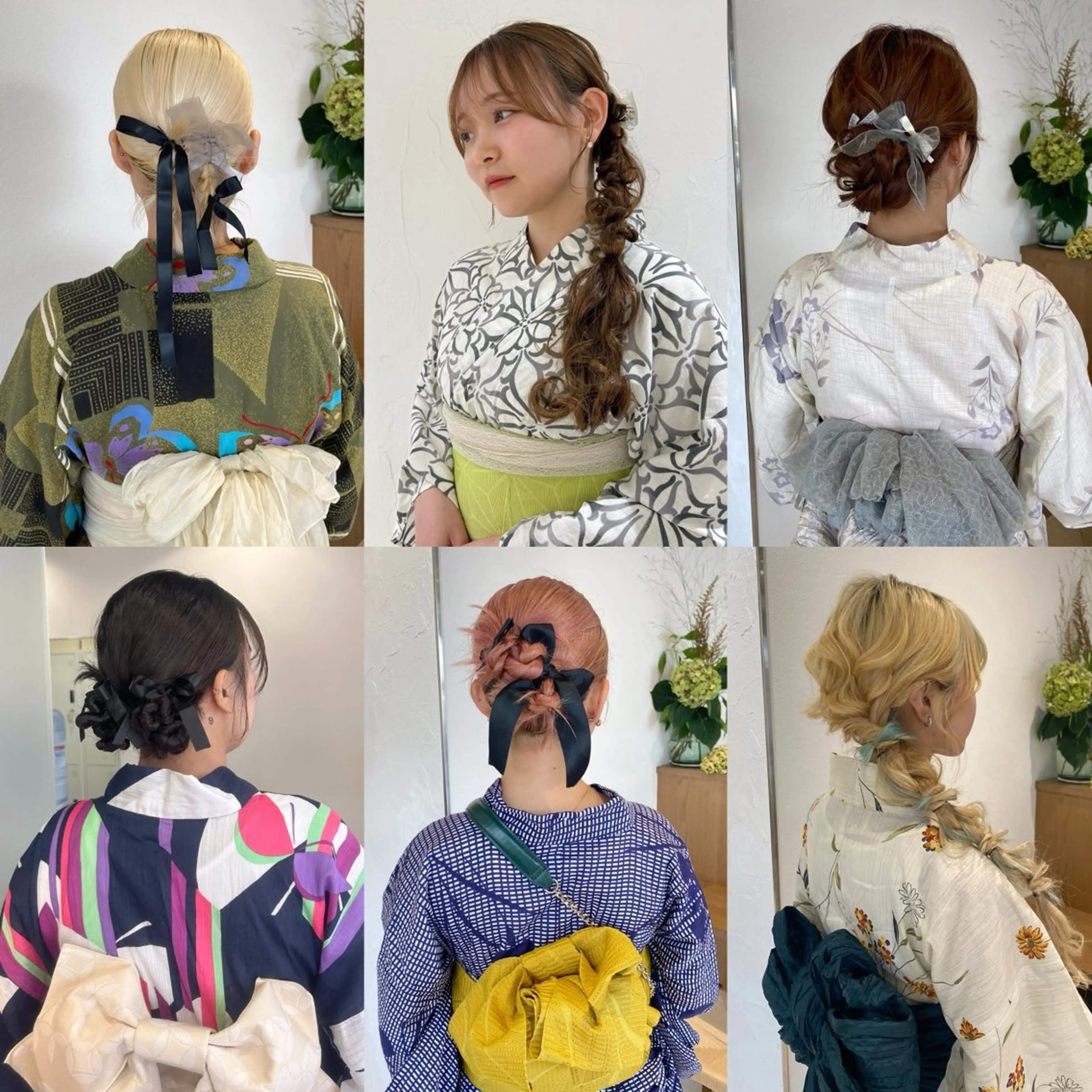 ロング ヘアアレンジ 暖色カラー /ヘアアレンジ/花鈴のヘアスタイル