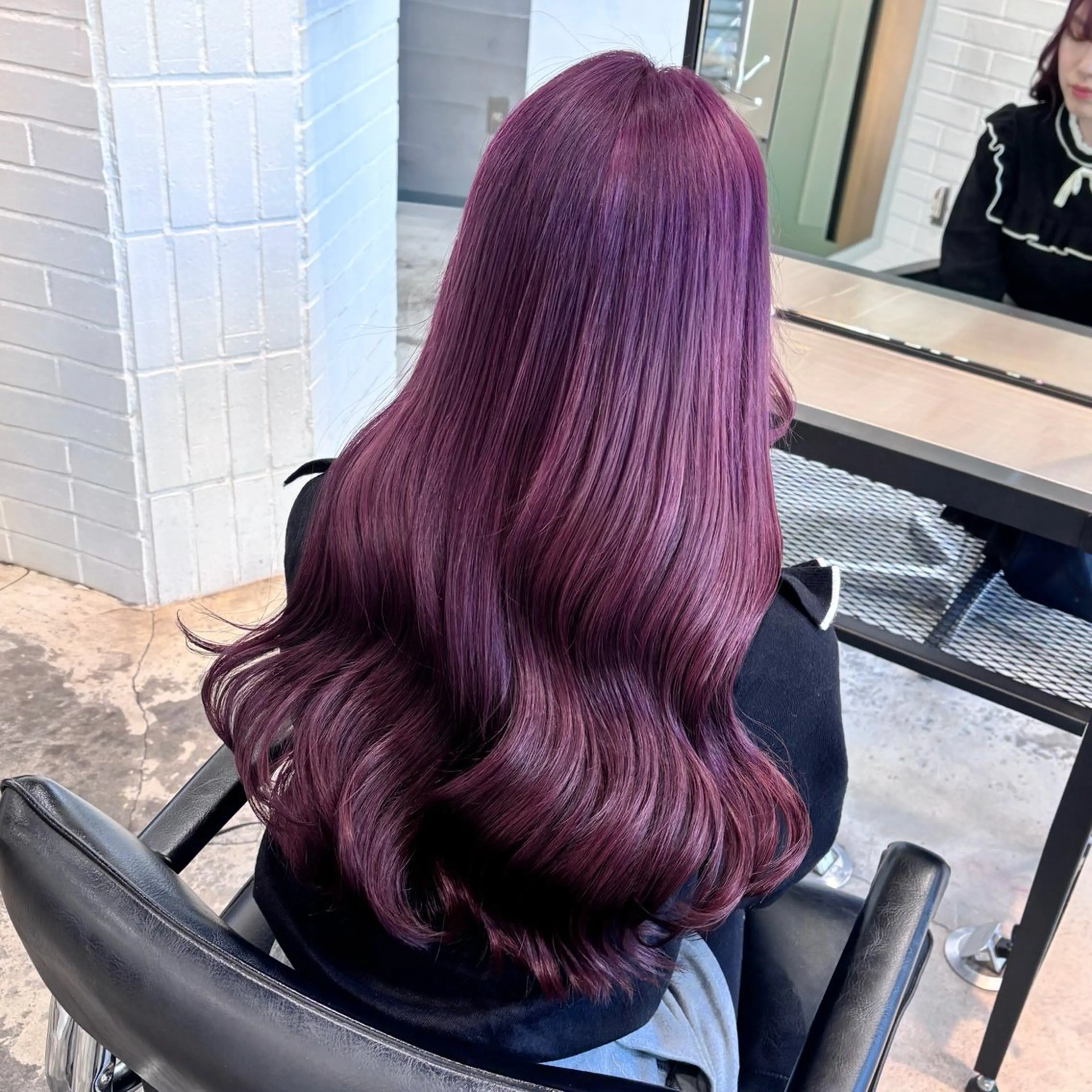 ロング カラー ヘアアレンジ ヘアカラー トリートメント エクステ ヘアセット 🎀モテ暖色× エクステ🎀あかりのヘアスタイル